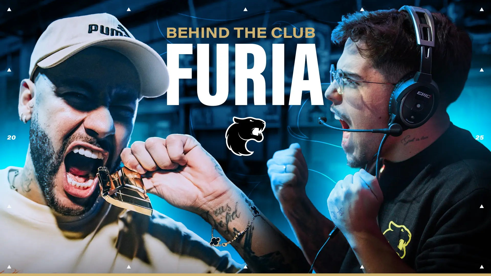 EWC destaca FURIA com Neymar e FalleN em nova série