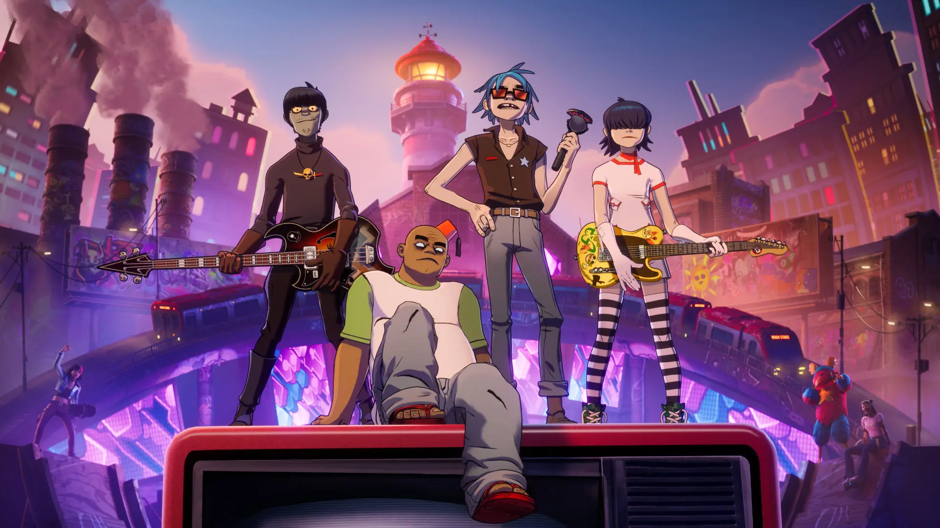Gorillaz é a nova atração do Fortnite Festival; confira todas as novidades