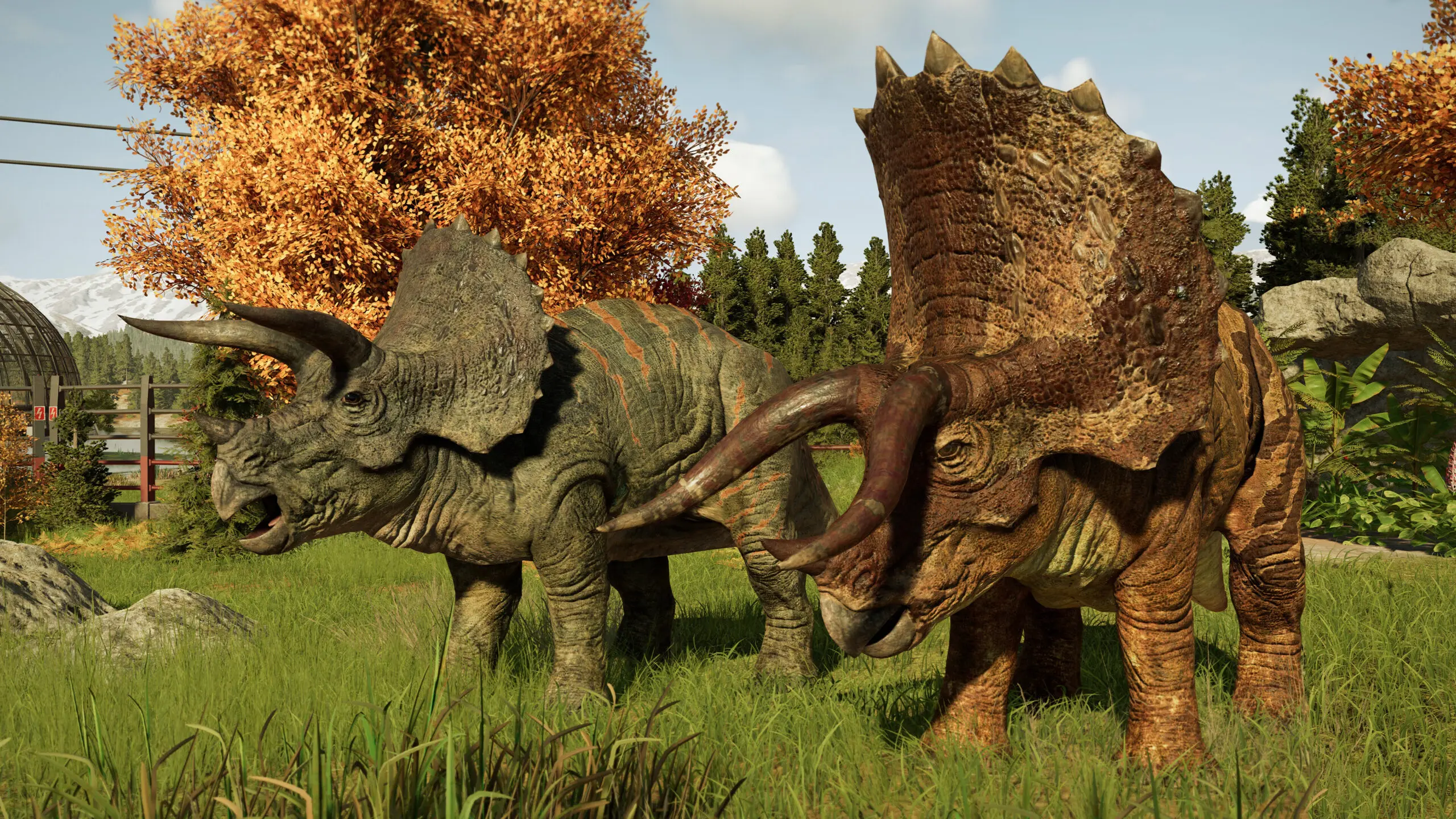 Jurassic World Evolution 3 requisitos para o parque de dinossauros