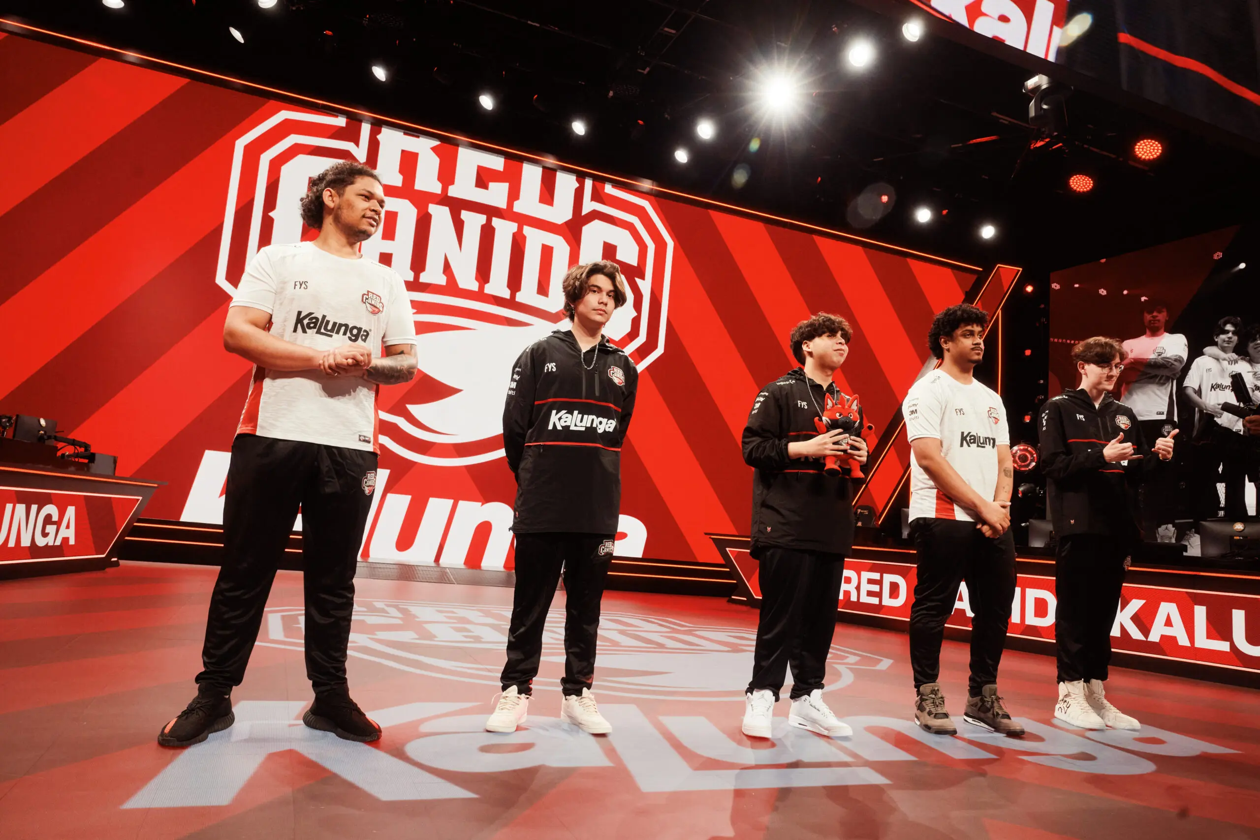 Time de League of Legends da RED Canids Kalunga