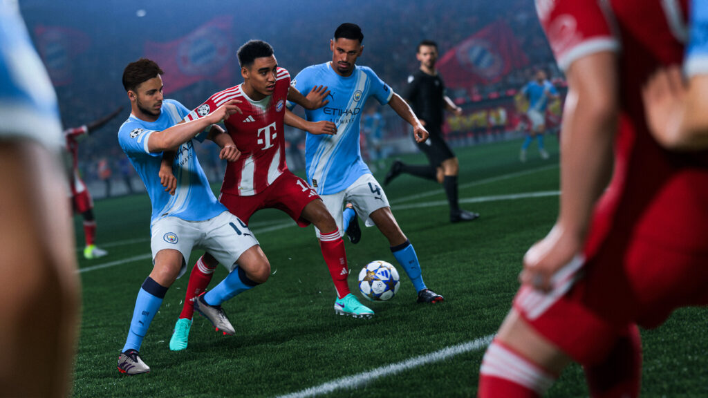 Jogadores em campo no EA FC 26
