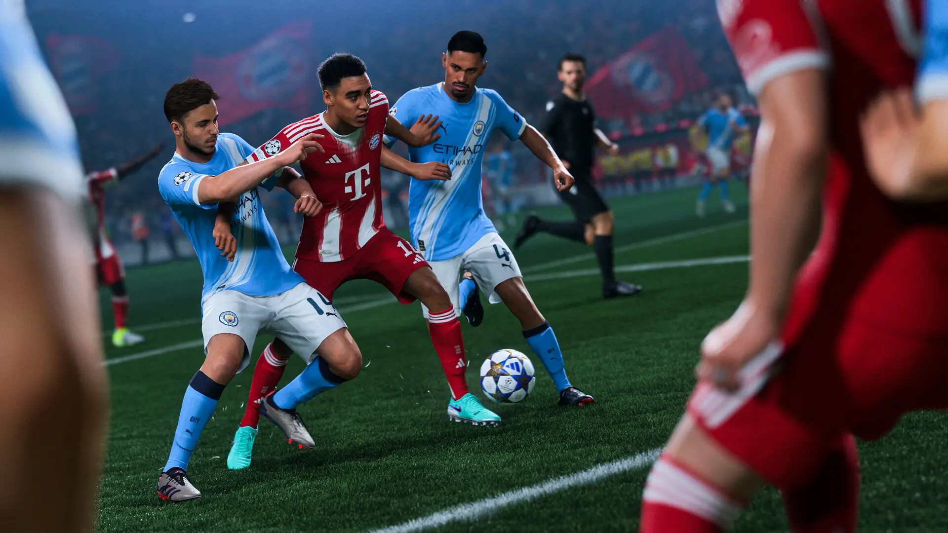 Jogadores em campo no EA FC 26