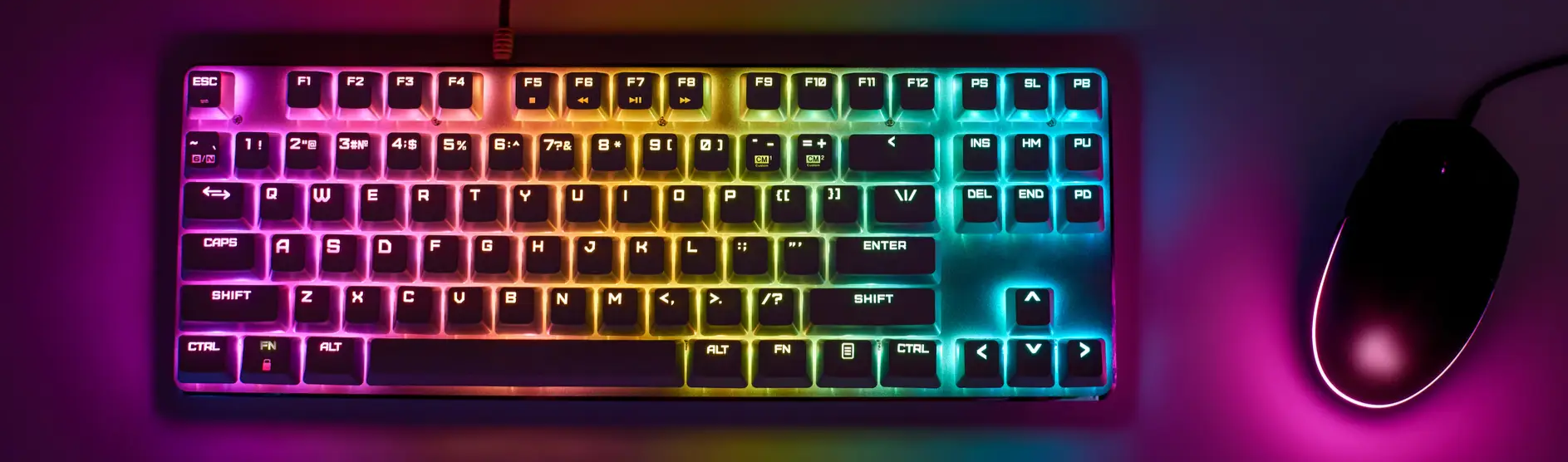 Os melhores Kits Teclados e Mouse Gamer em promo na Pichau