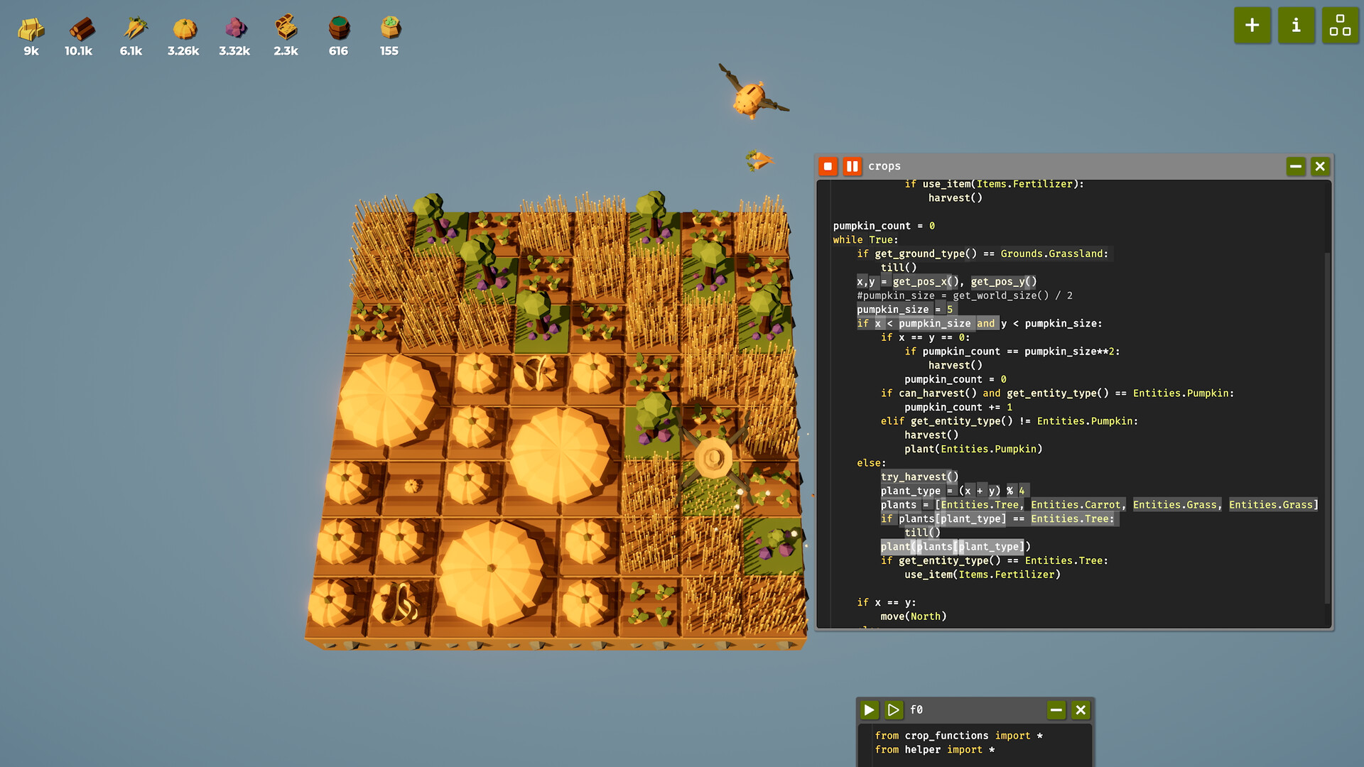 The Farmer Was Replaced: requisitos para se divertir programando 1 The Farmer Was Replaced