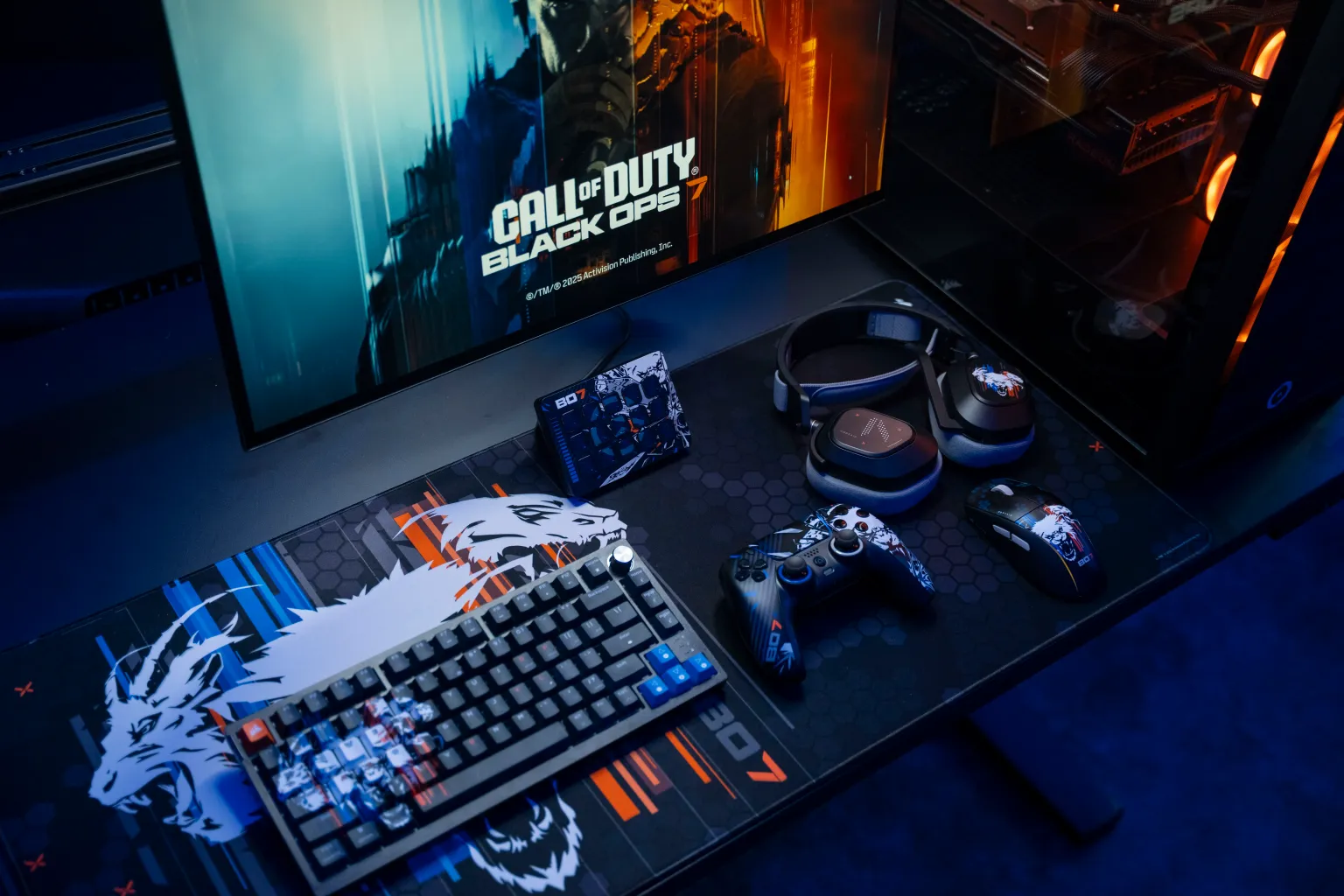 Corsair X COD Black Ops 7: periféricos e PC completo tematizados