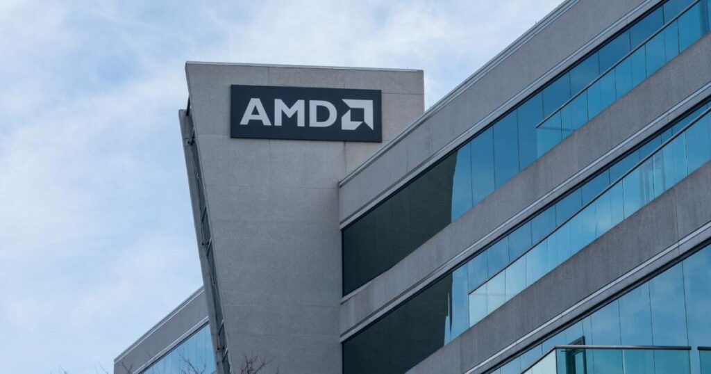 Fachada da empresa AMD