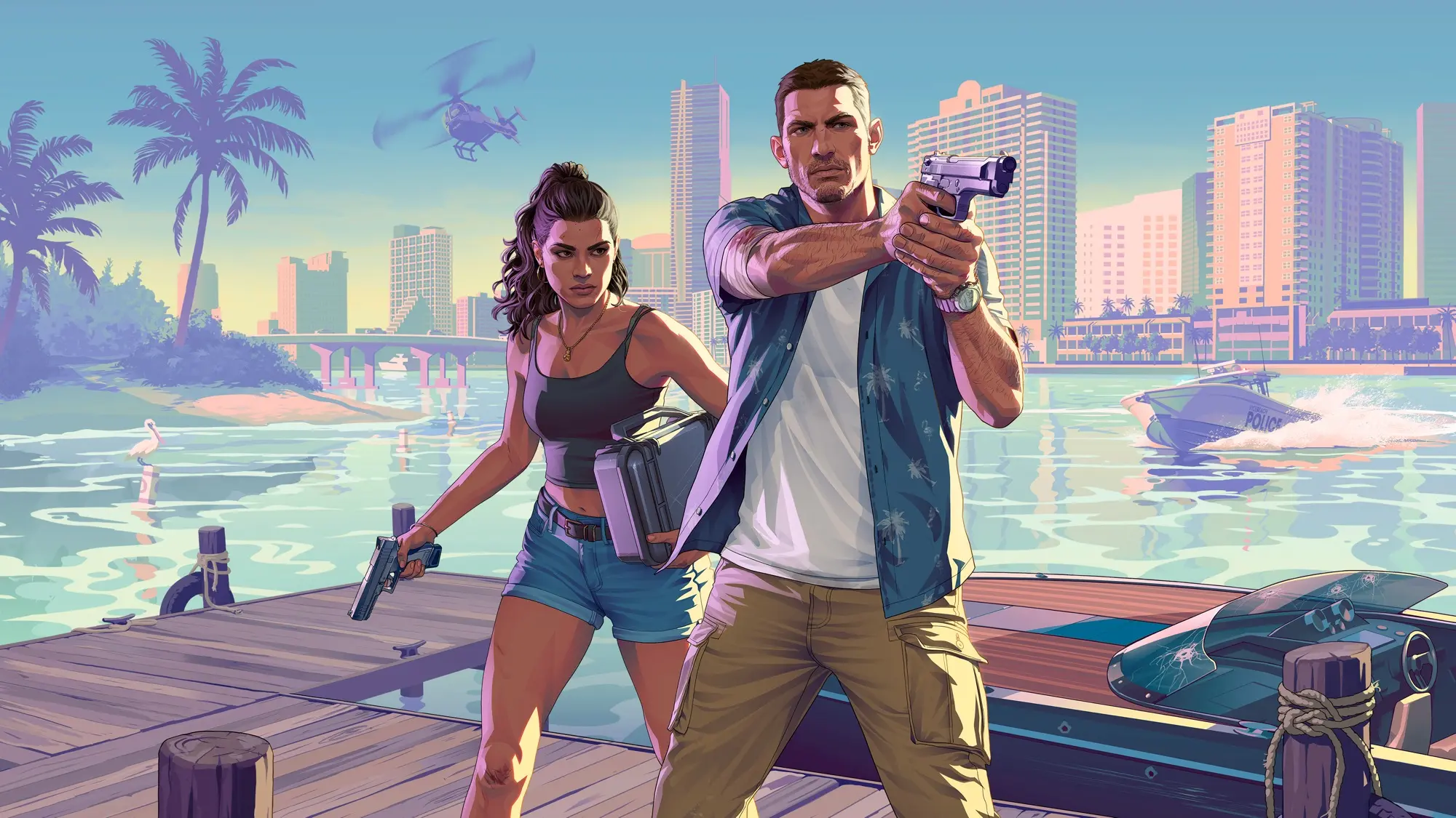 Quantos GB vai ter o GTA 6? 1 Casal que será foco como personagens principais do GTA 6