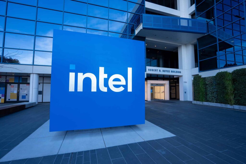 Fachada da empresa Intel