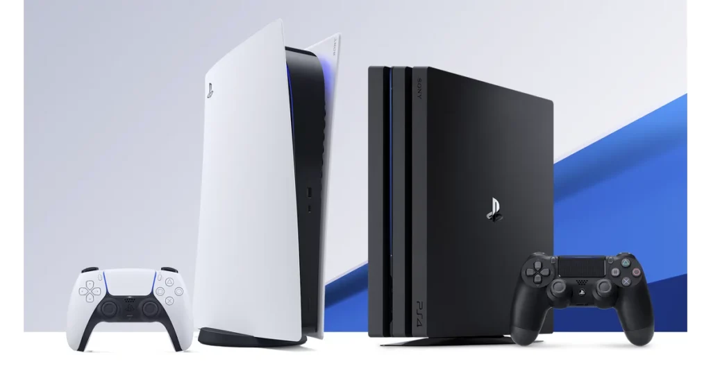 Playstation 4 e 5 da Sony