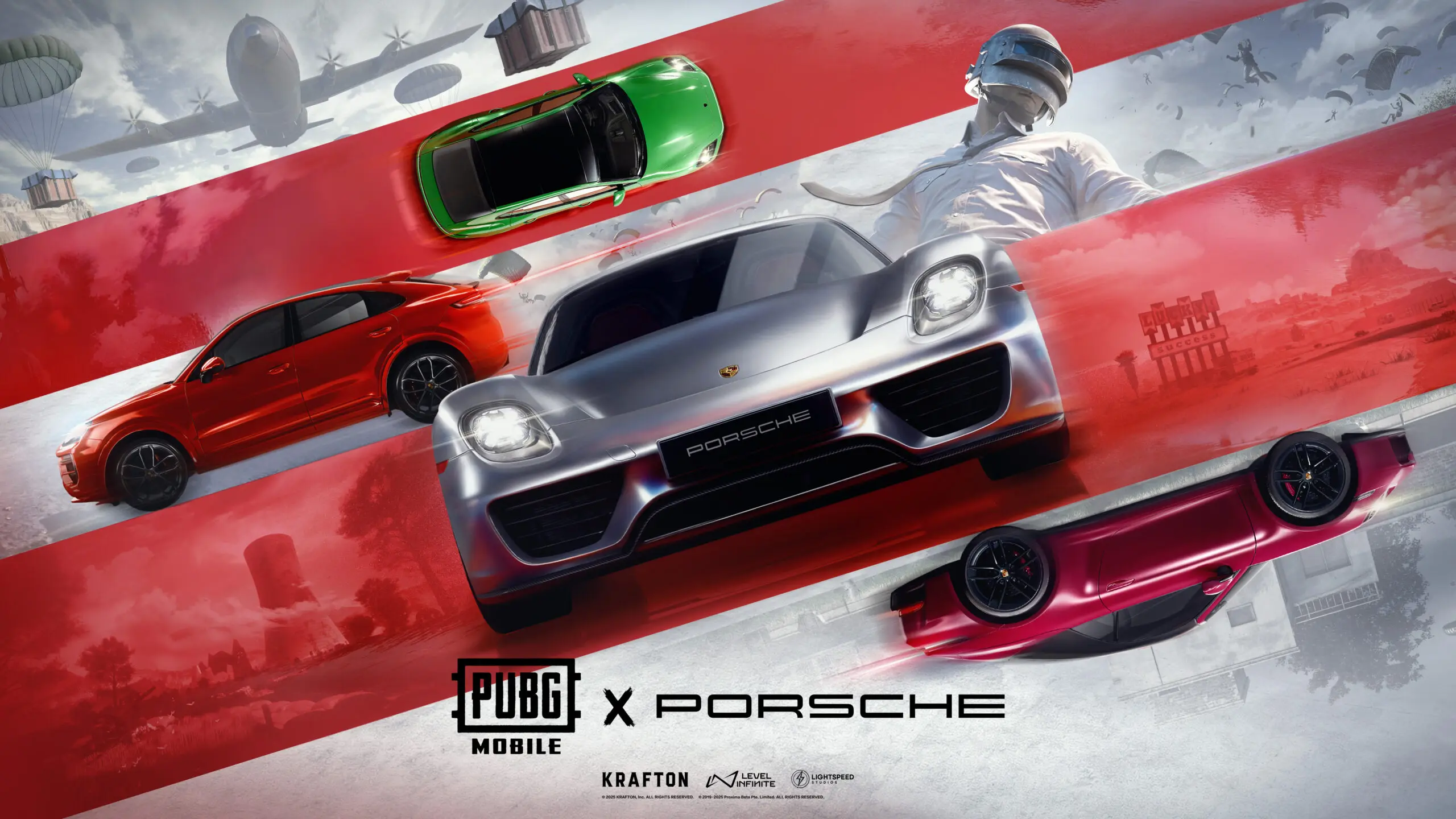 Com supercarros, Porsche chega ao PUBG MOBILE
