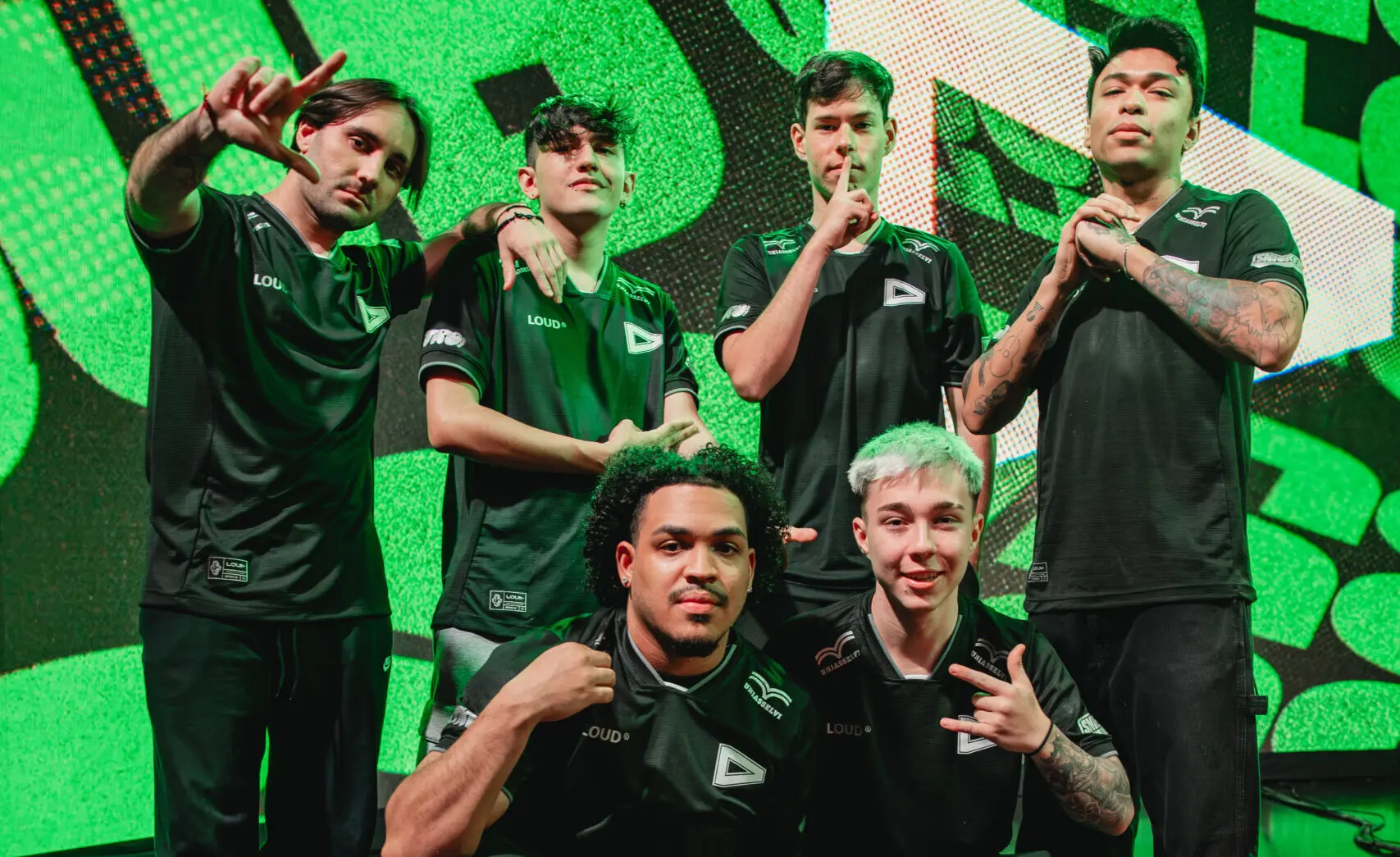Time de VALORANT da LOUD.