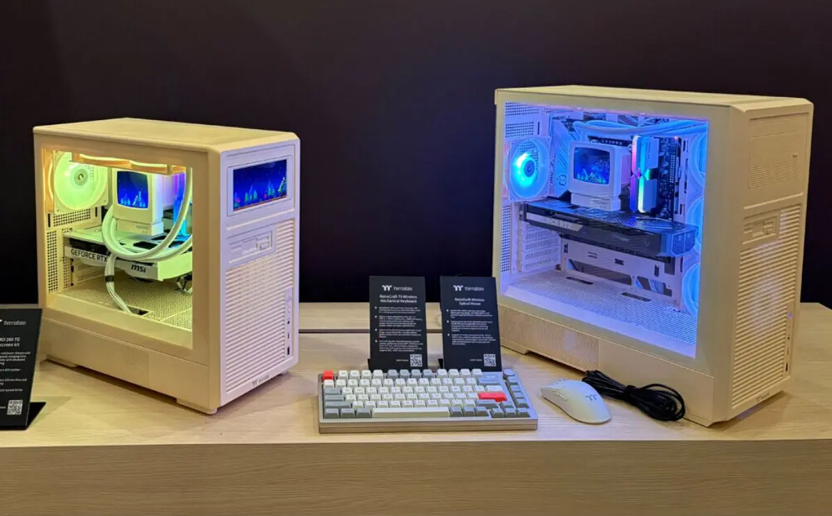 CES 2026: Thermaltake revive a nostalgia com linha retro