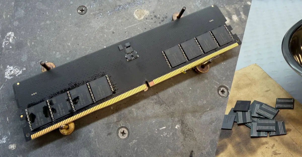 Modder Russo Fabrica Própria Memória DDR5 e Economiza US$ 800