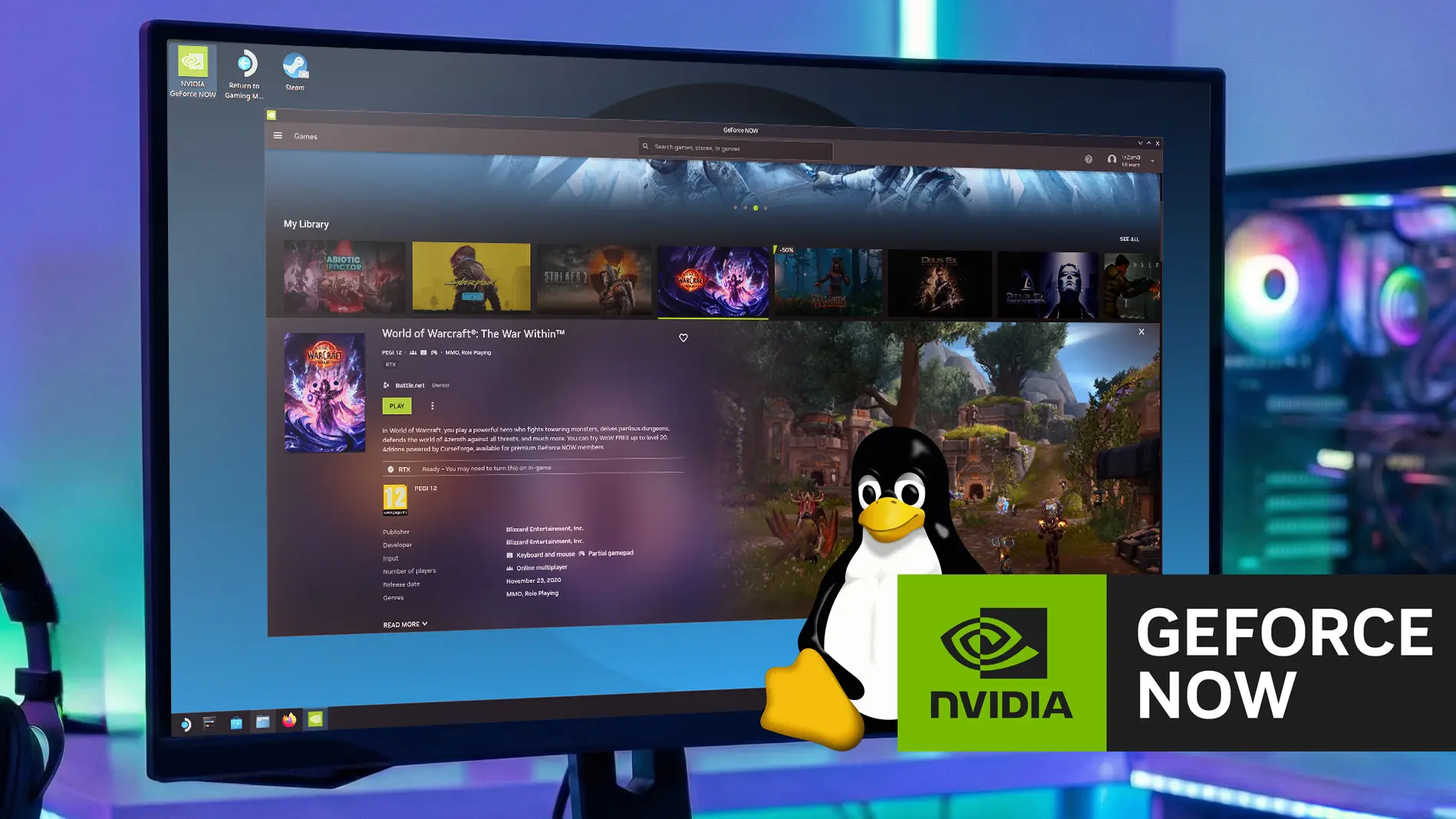NVIDIA Lança Aplicativo Nativo do GeForce NOW para Linux