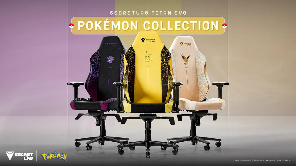 Cadeiras gamers temáticas de Pokémon são lançadas; confira