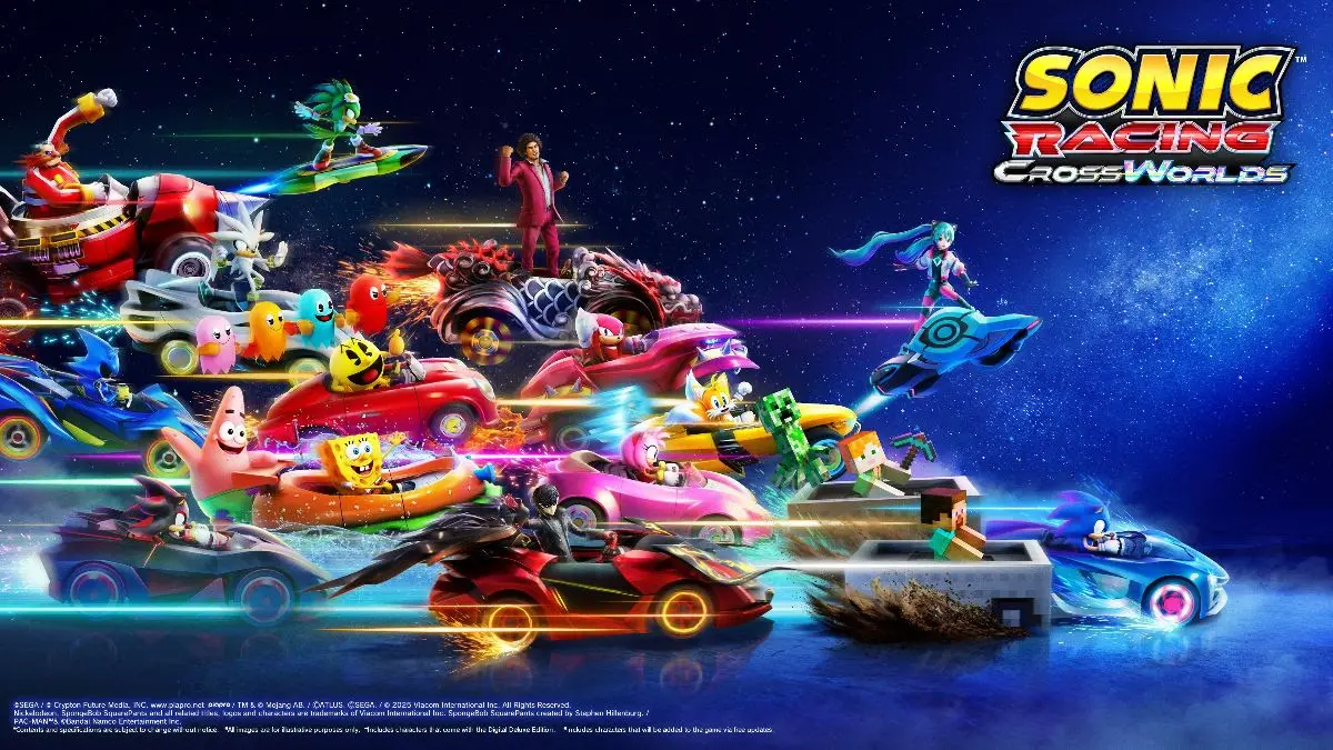 Sonic Racing: CrossWorlds finalmente ganha versão em cartucho