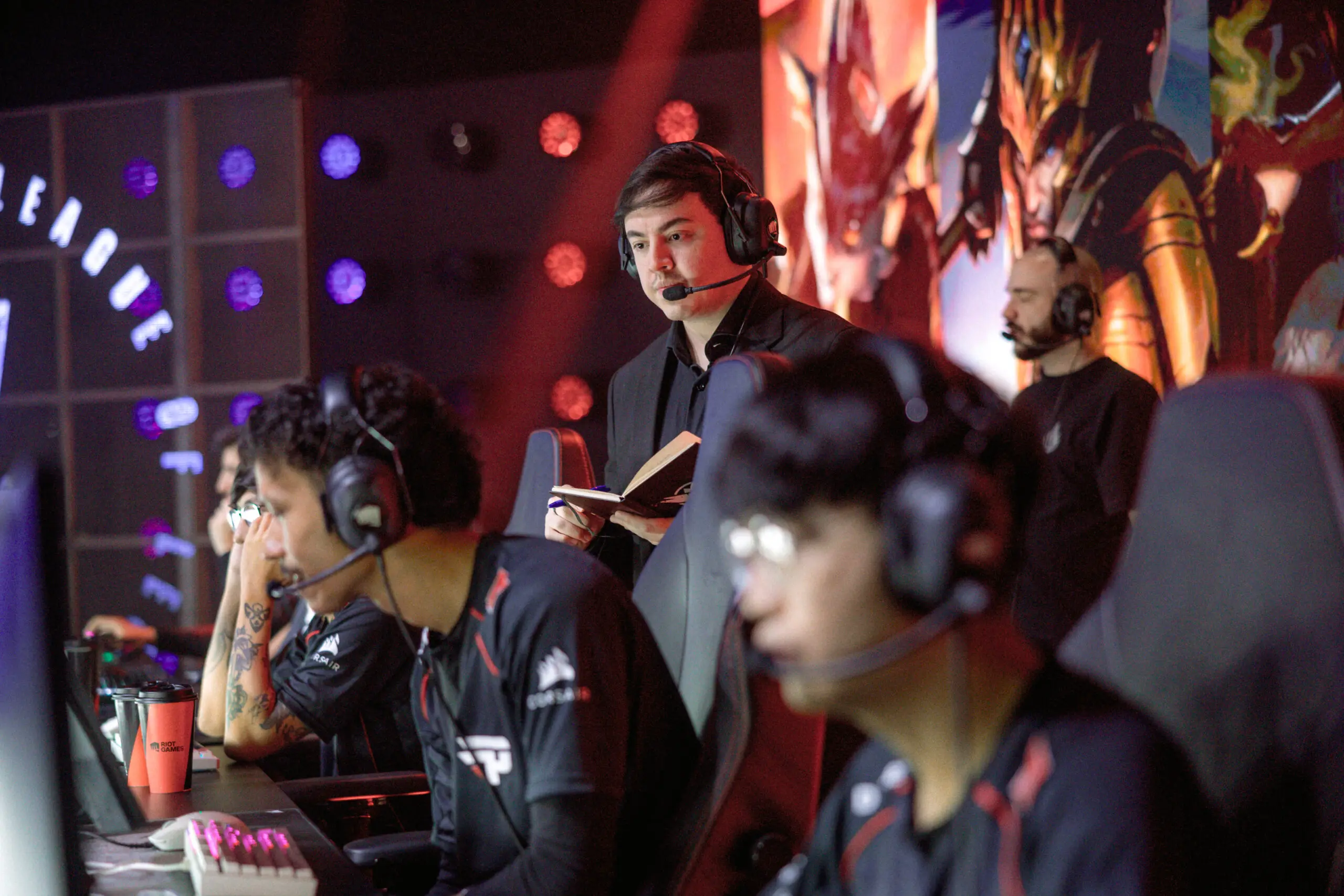 Matheus "Sarkis" Sarquis, coach do time de League of Legends (LoL) da paiN Gaming.