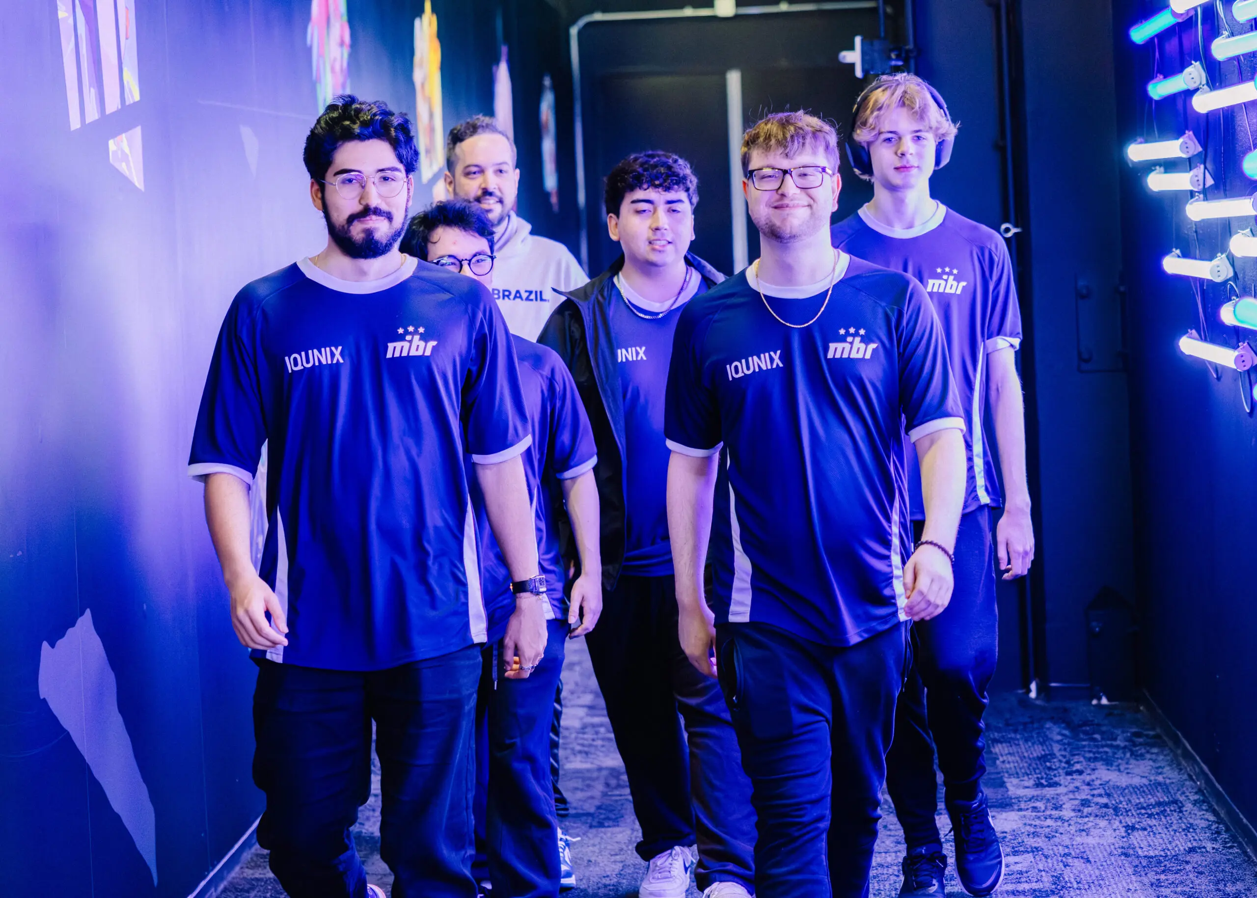 Time de VALORANT do MIBR.