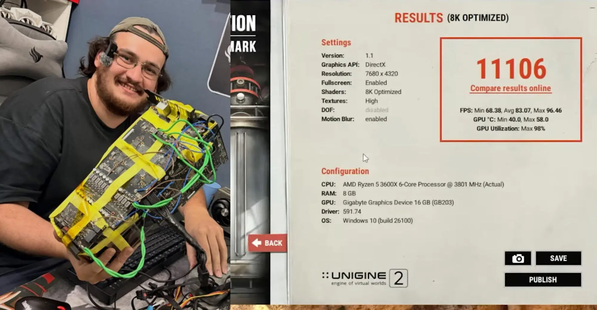 RTX 5070 Ti danificada bate recorde mundial de overclock
