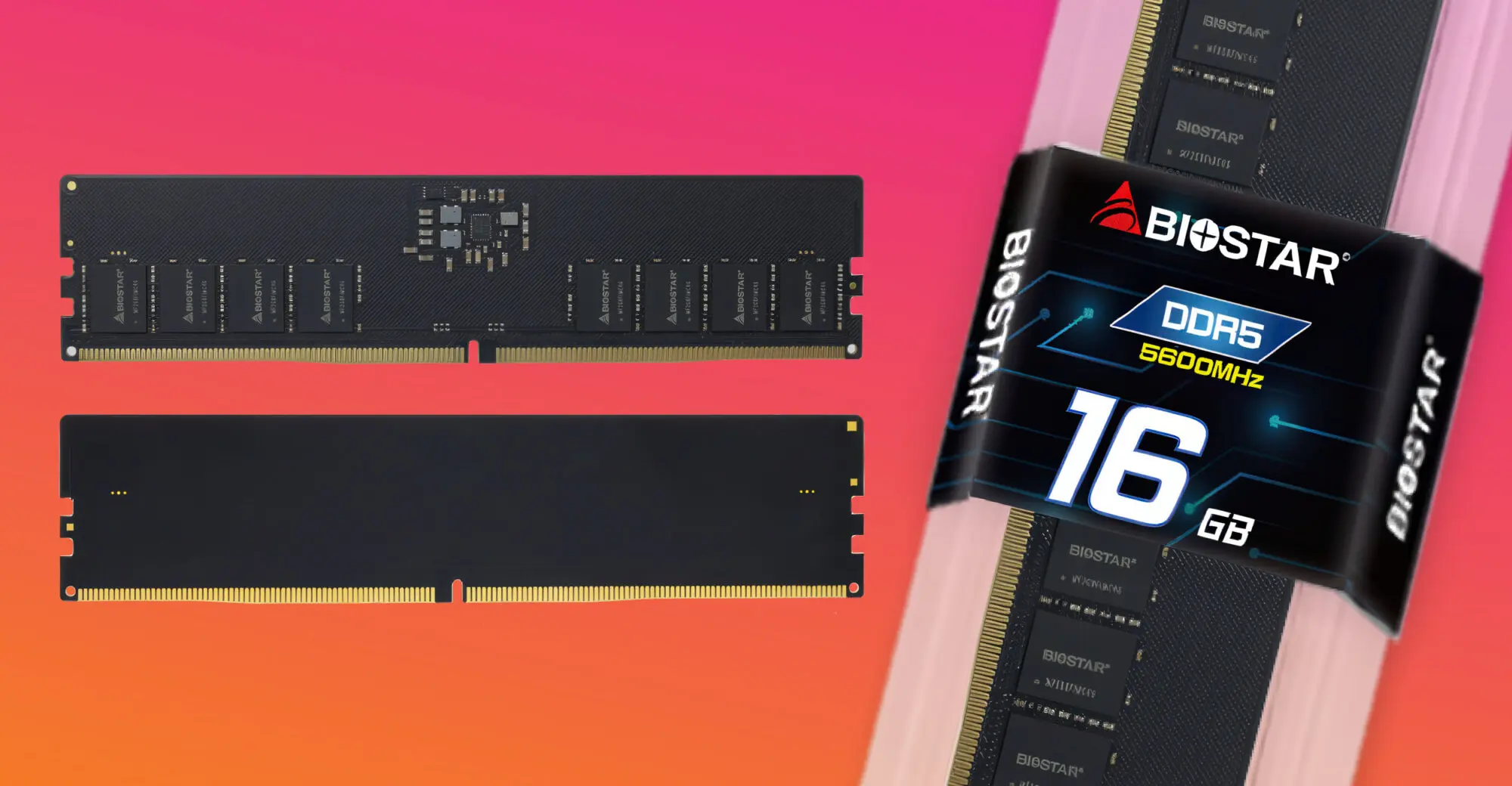Biostar expande linha de memórias com novos módulos DDR5