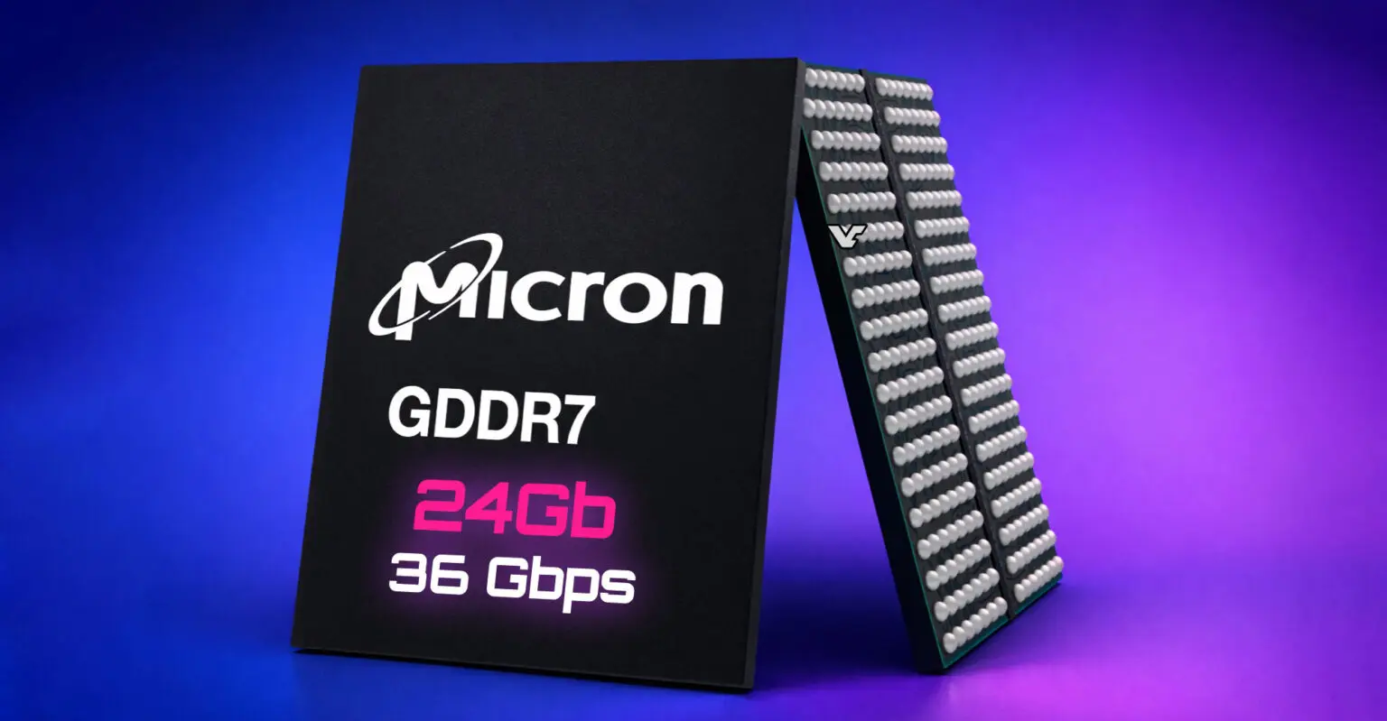 Micron eleva o patamar das GPUs com novas memórias GDDR7 de 24Gb e 36 Gbps