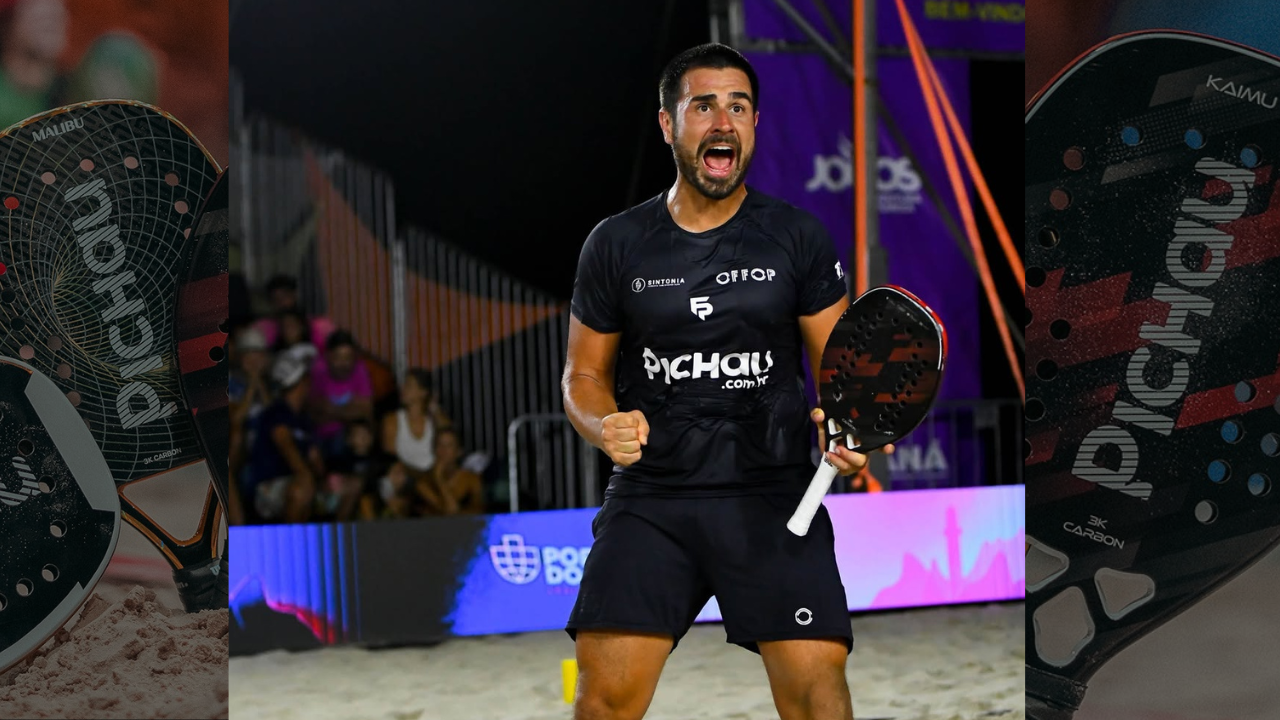 Beach Tennis: atleta da Pichau bate dupla consolidada em circuito mundial