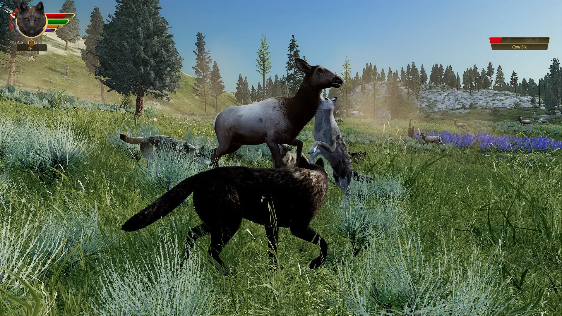 Requisitos para ser um Lobo em WolfQuest da Steam