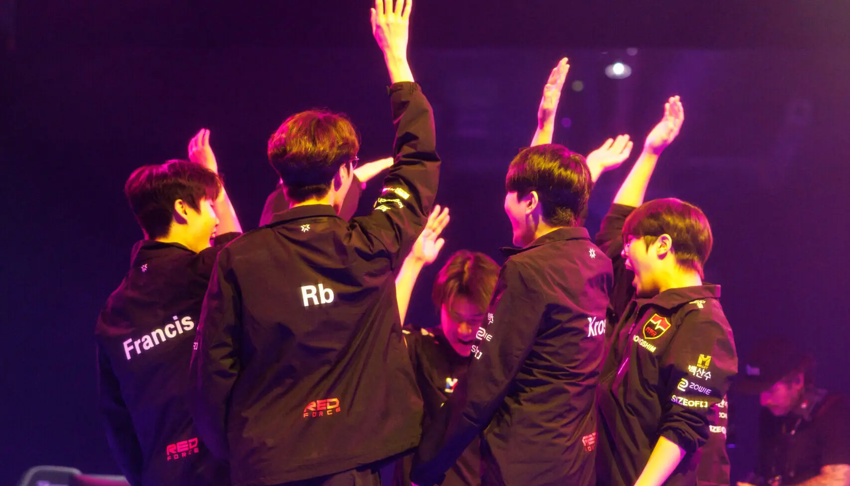 Time de VALORANT da Nongshim RedForce.