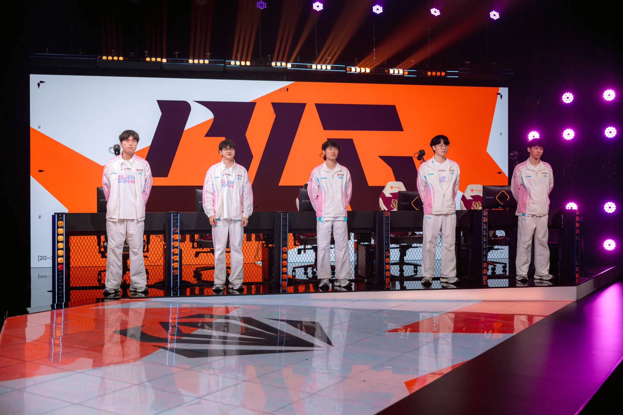 Time de League of Legends (LoL) da Bilibili Gaming.