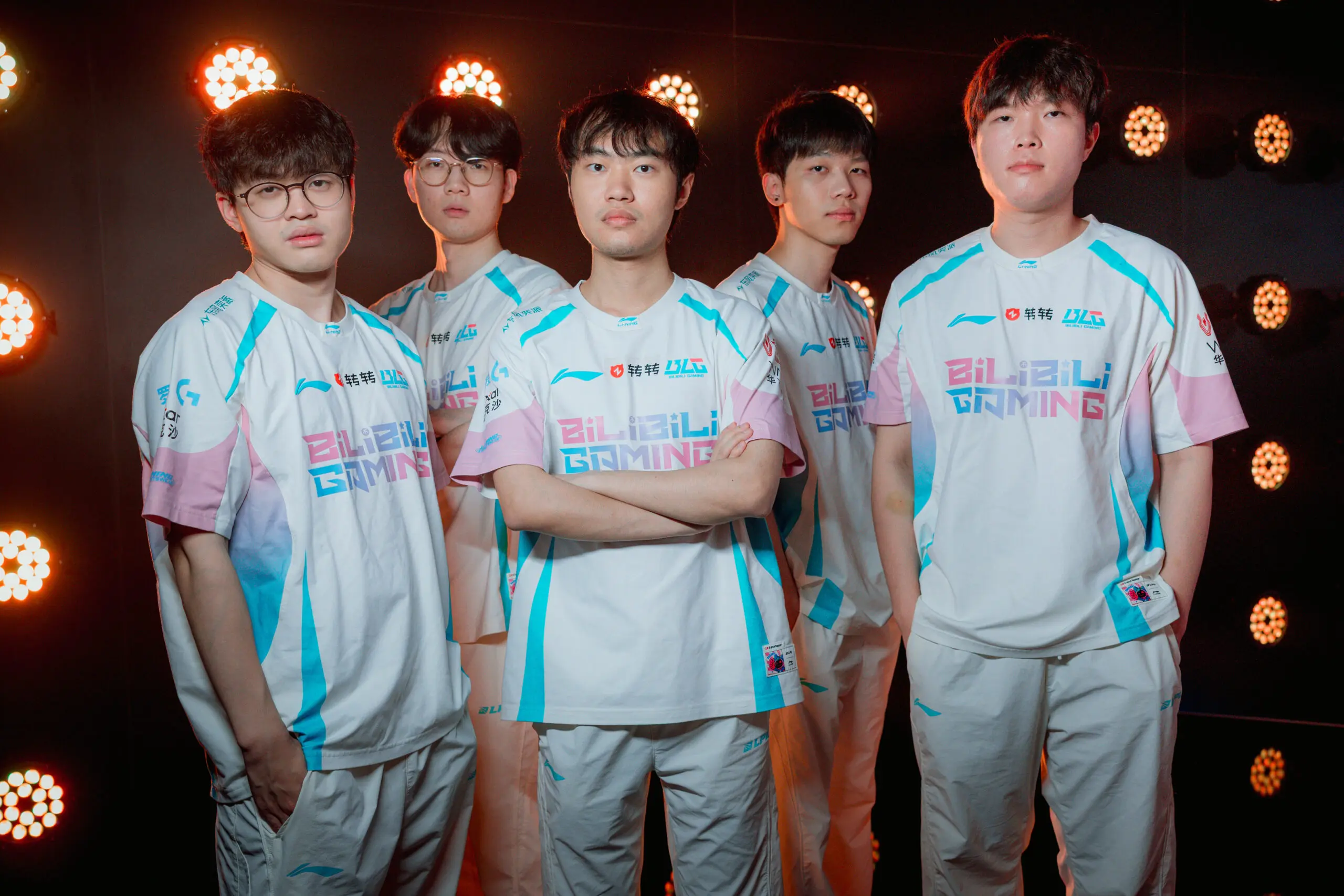 Time de League of Legends (LoL) da Bilibili Gaming. First Stand 2026.