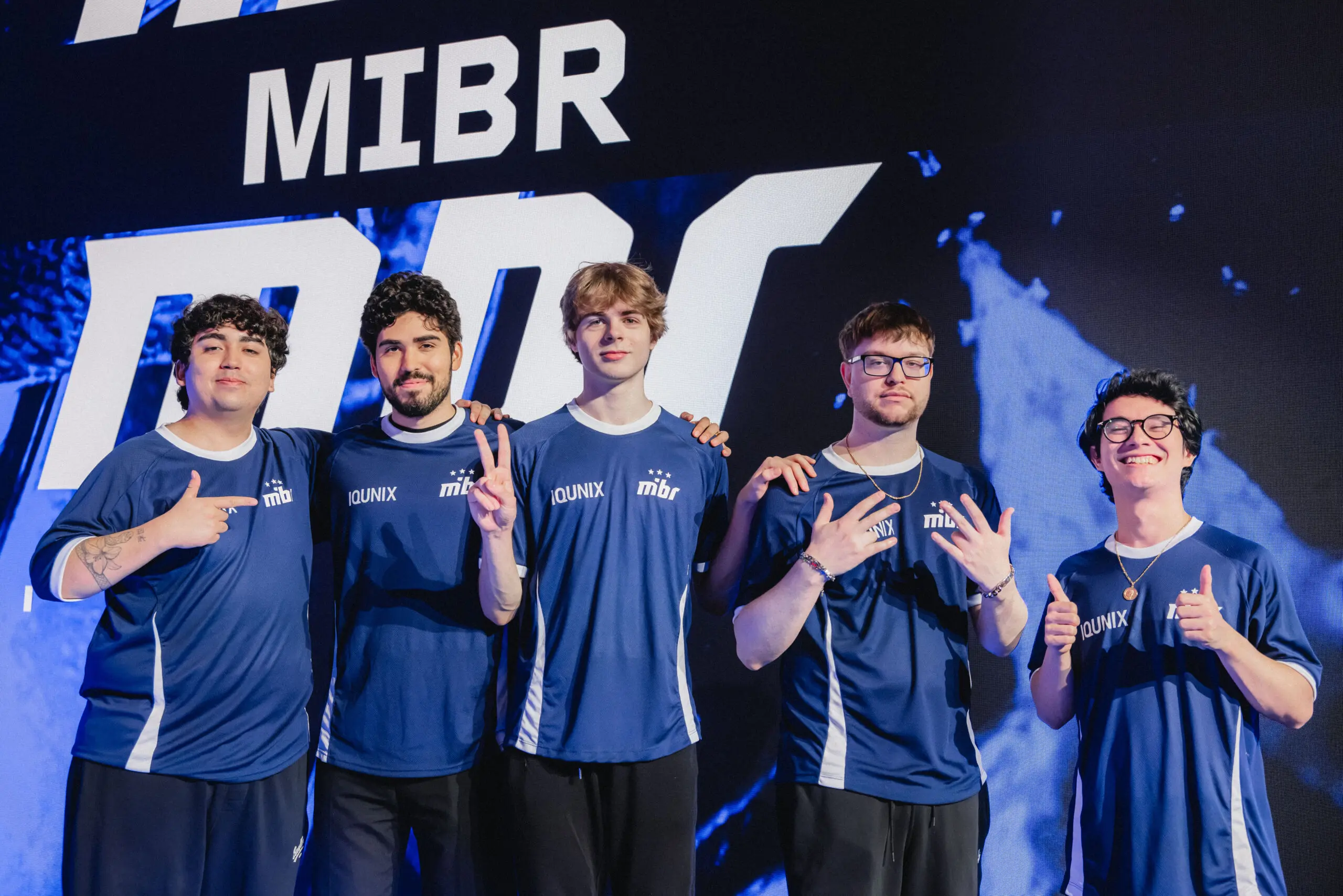 Elenco de VALORANT do MIBR no VCT 2026: Americas Stage 1.