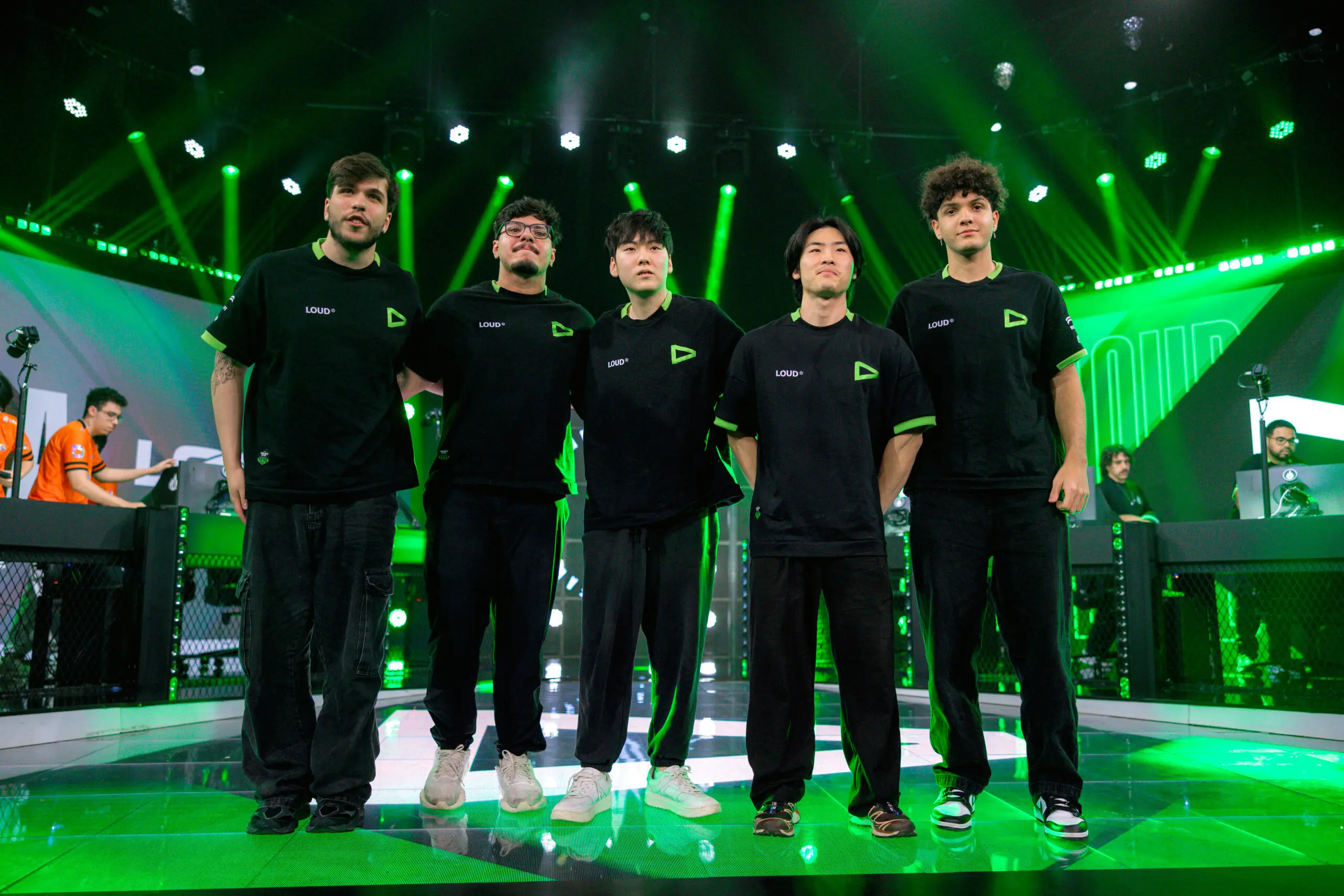 Elenco de League of Legends (LoL) da LOUD.