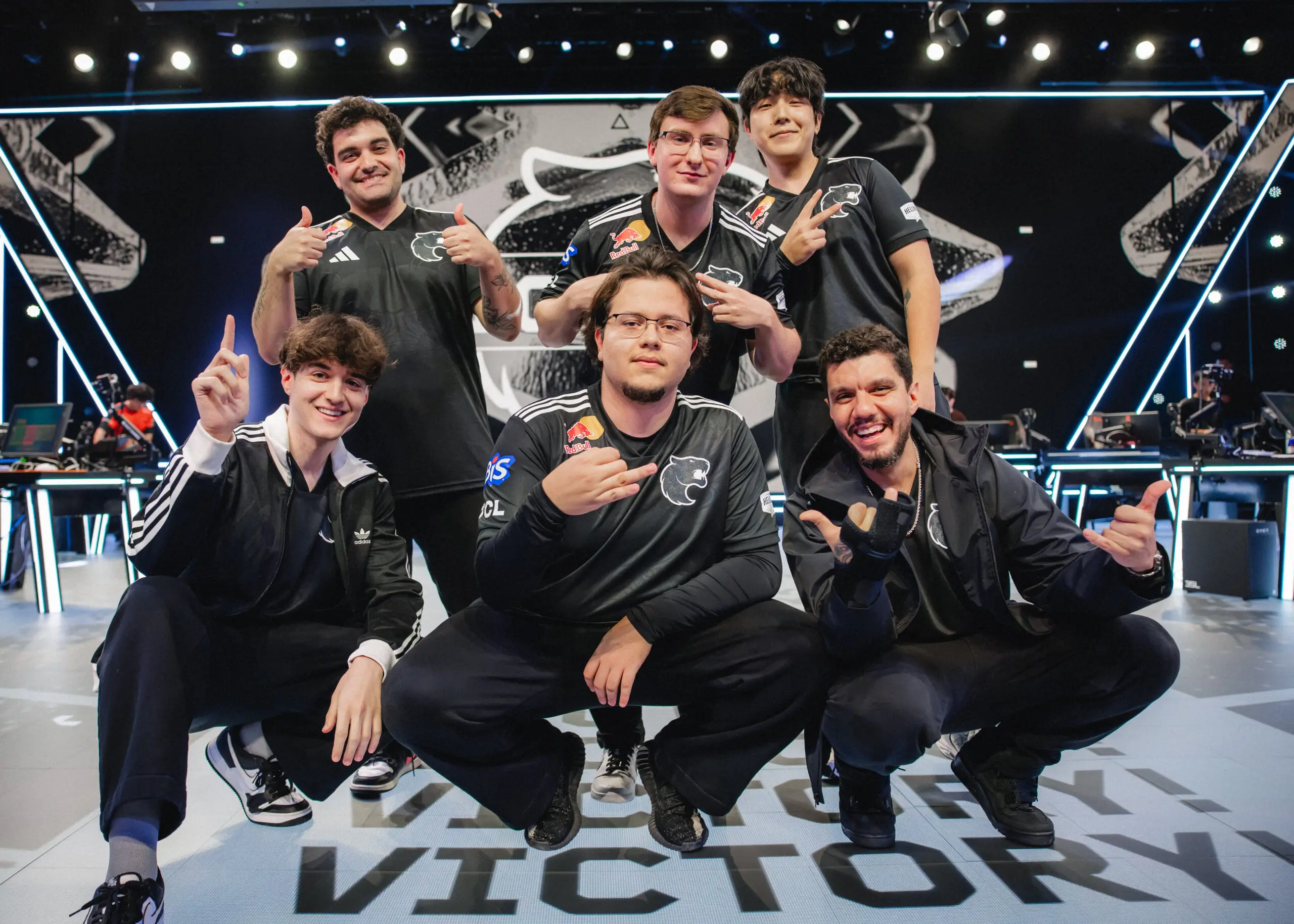 Elenco de VALORANT da FURIA no VCT 2026: Americas Stage 1.