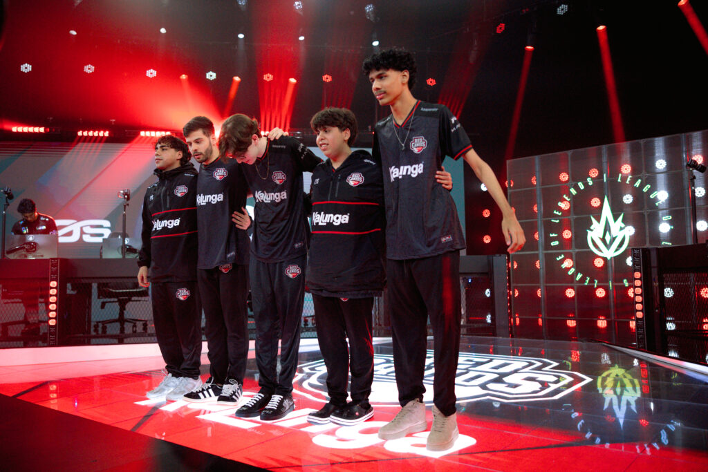Elenco de League of Legends (LoL) da RED Canids Kalunga no CBLOL 2026 Split 1.