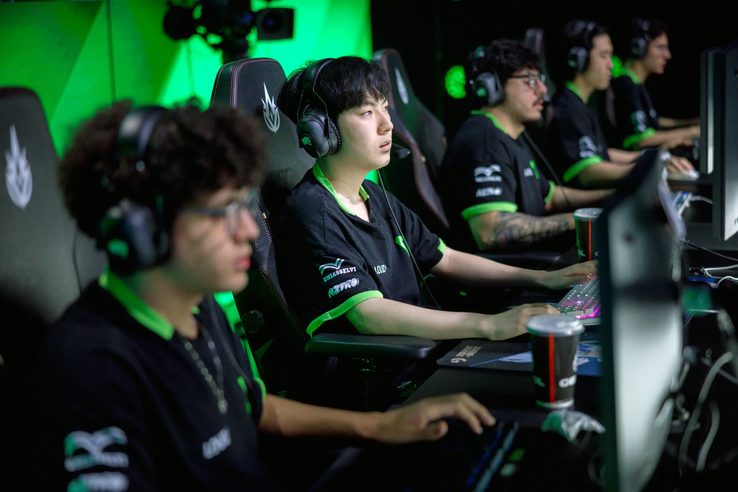 Elenco de League of Legends (LoL) da LOUD no CBLOL 2026 Split 1.