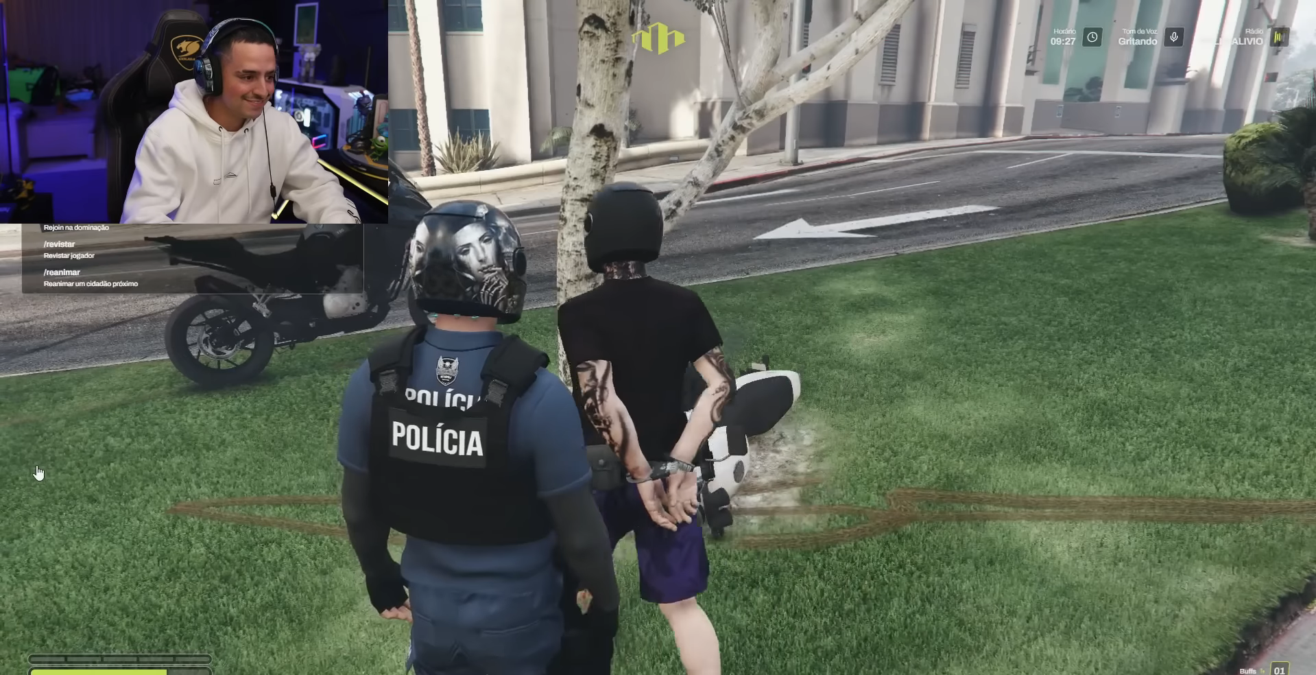 GTA: Coringa revela bug bizarro durante perseguição no RP