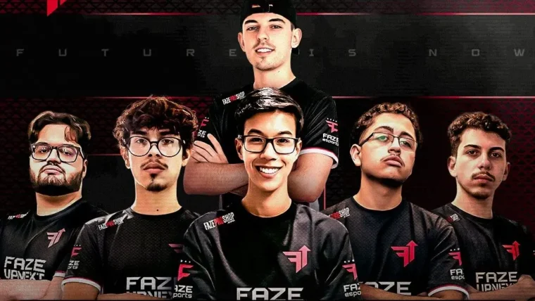 Elenco de Rainbow Six Siege (R6) da FaZe Up Next, Academy da FaZe Clan.