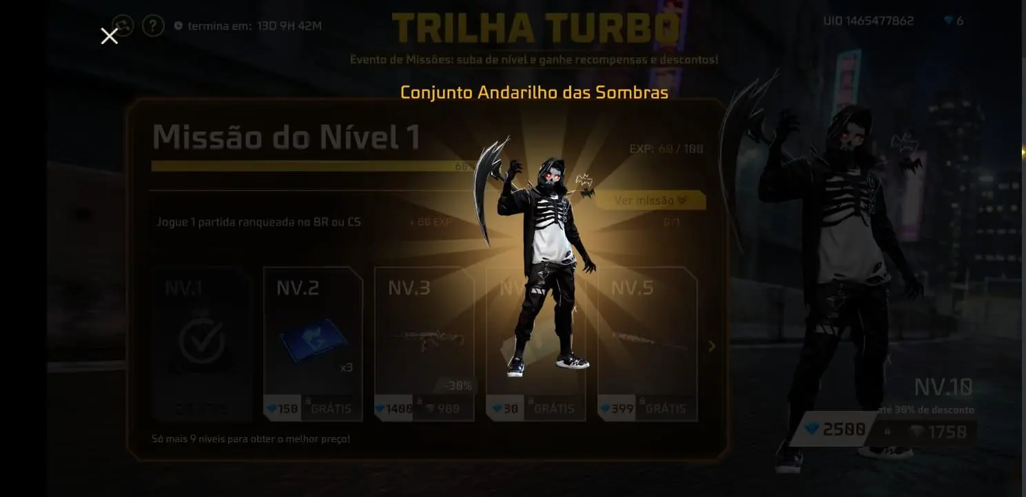 Free Fire: Trilha Turbo do FF é criticada por fãs, entenda