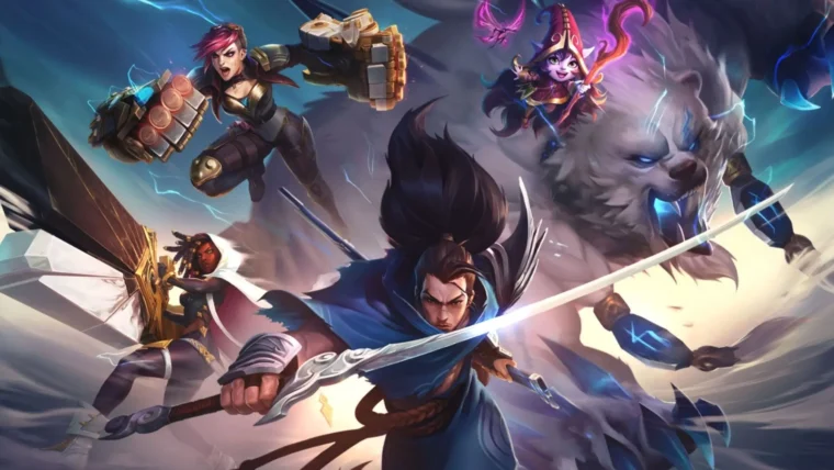 Campeões do League of Legends (LoL).