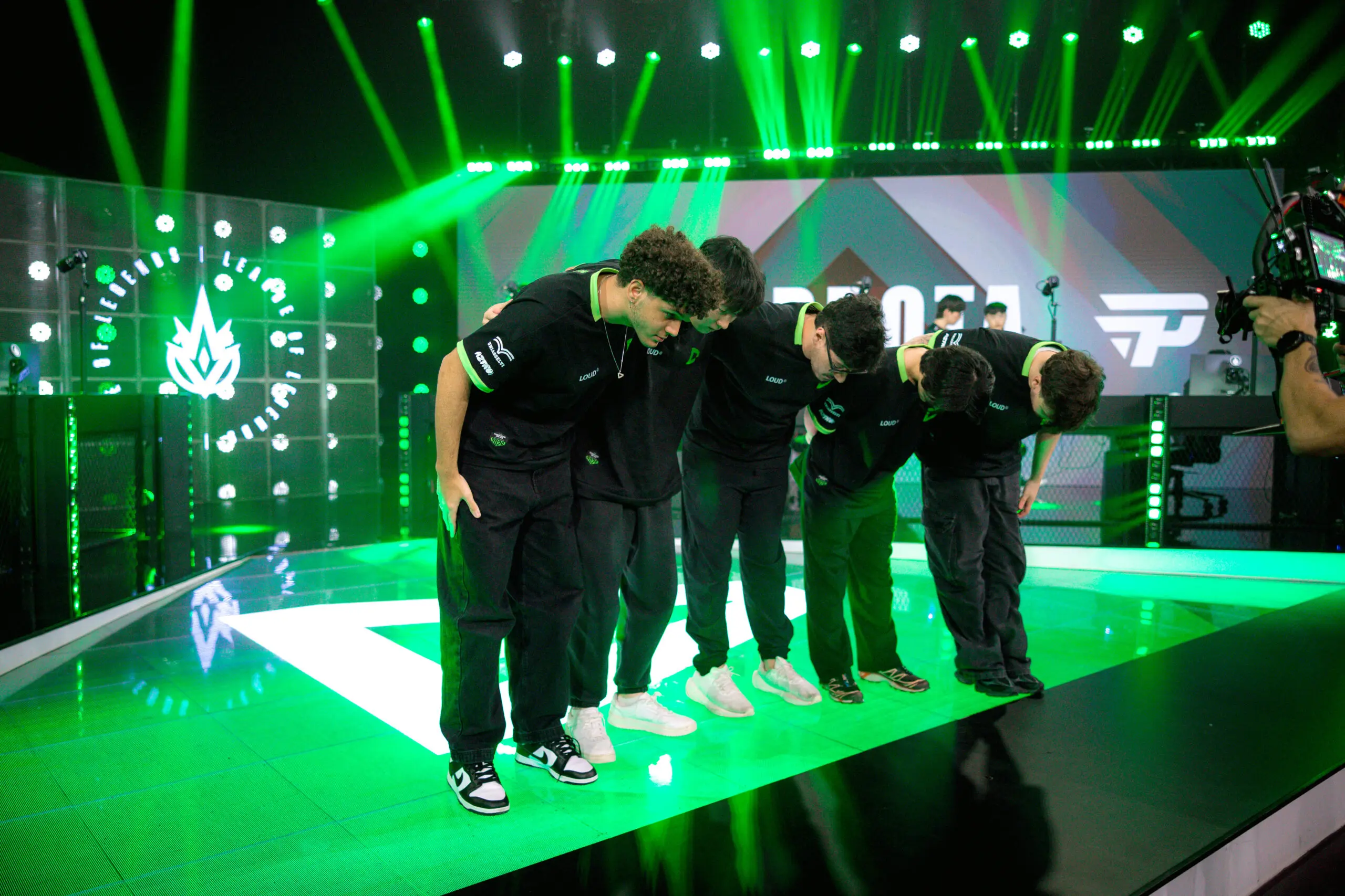 Elenco de League of Legends (LoL) da LOUD no CBLOL 2026 Split 1.