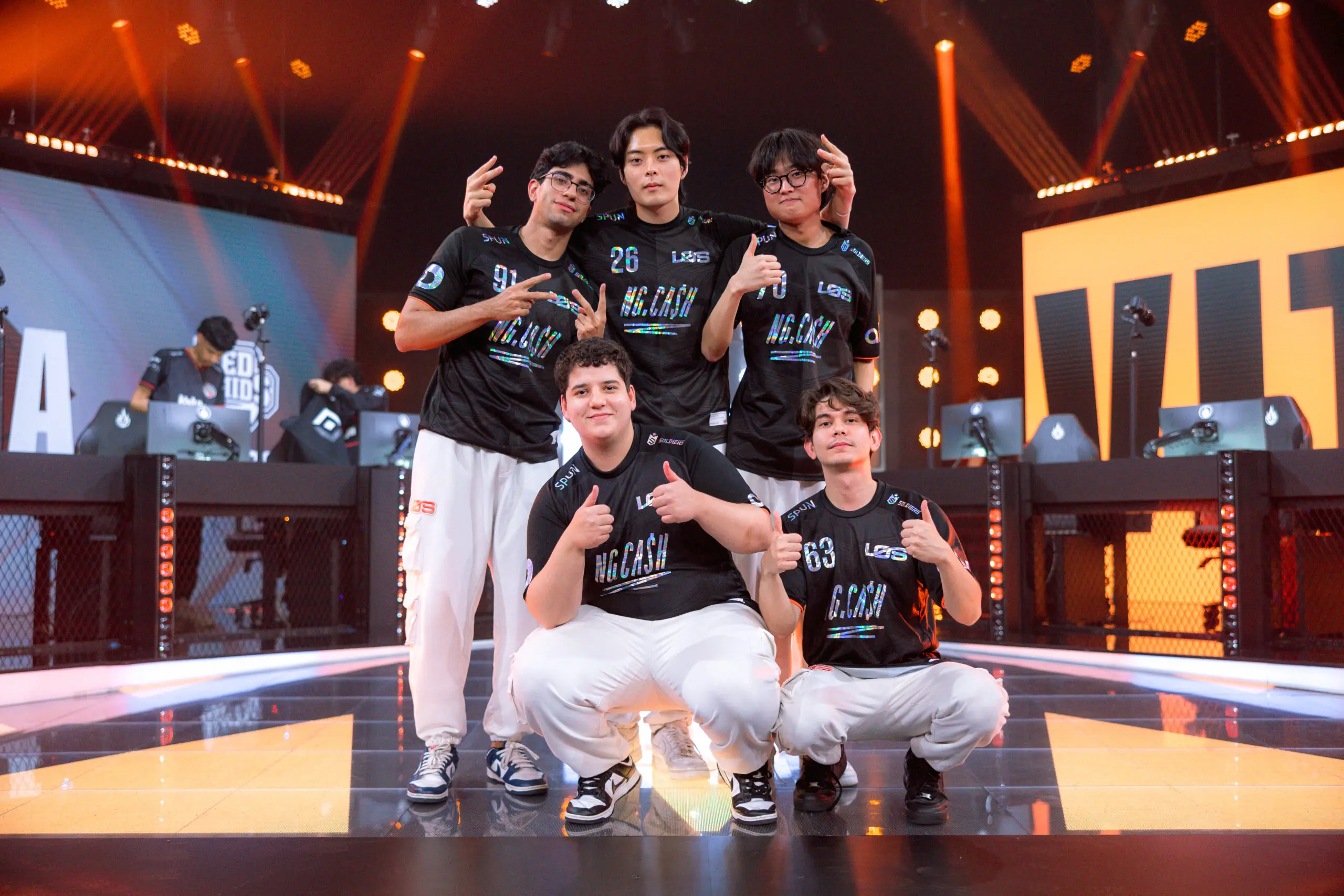 Elenco de League of Legends (LoL) da LOS no CBLOL 2026 Split 1.