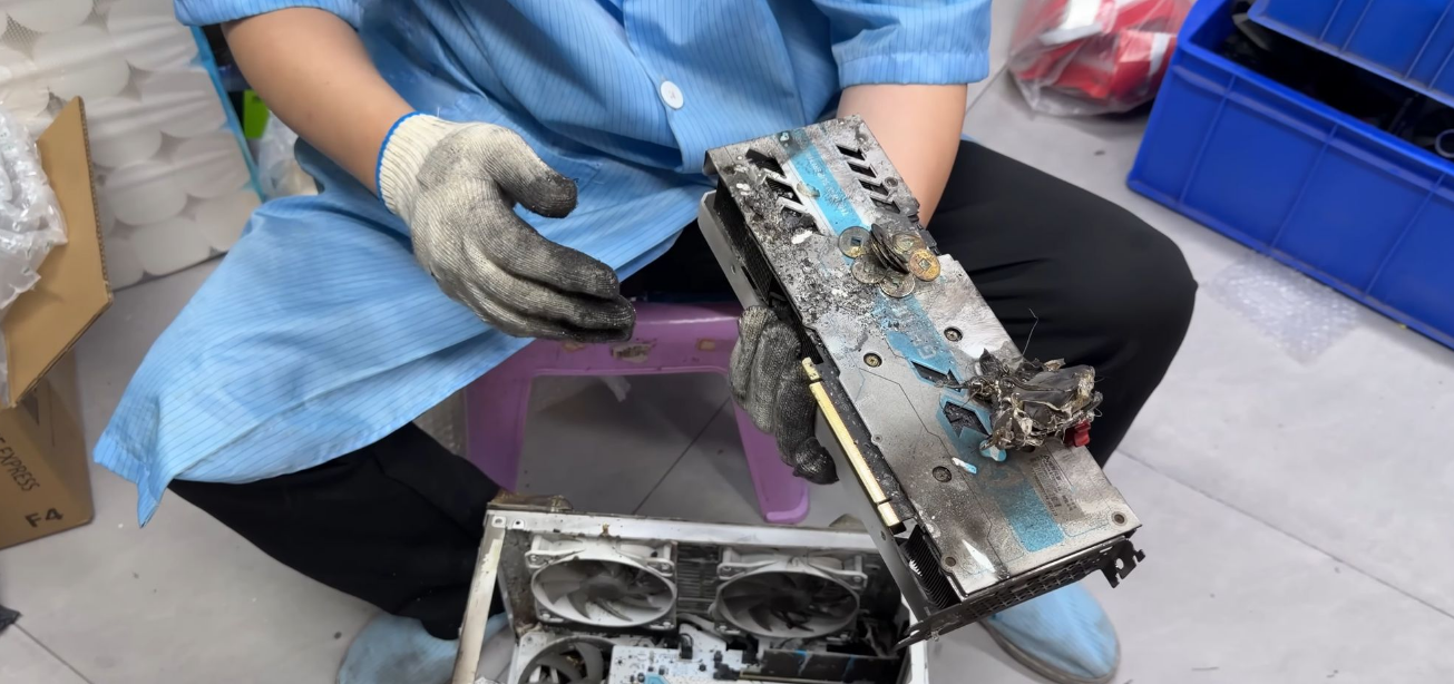O destino improvável de um PC atingido por um raio
