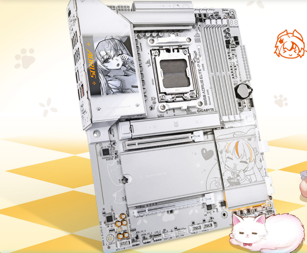 GIGABYTE lança placa mãe com design de anime