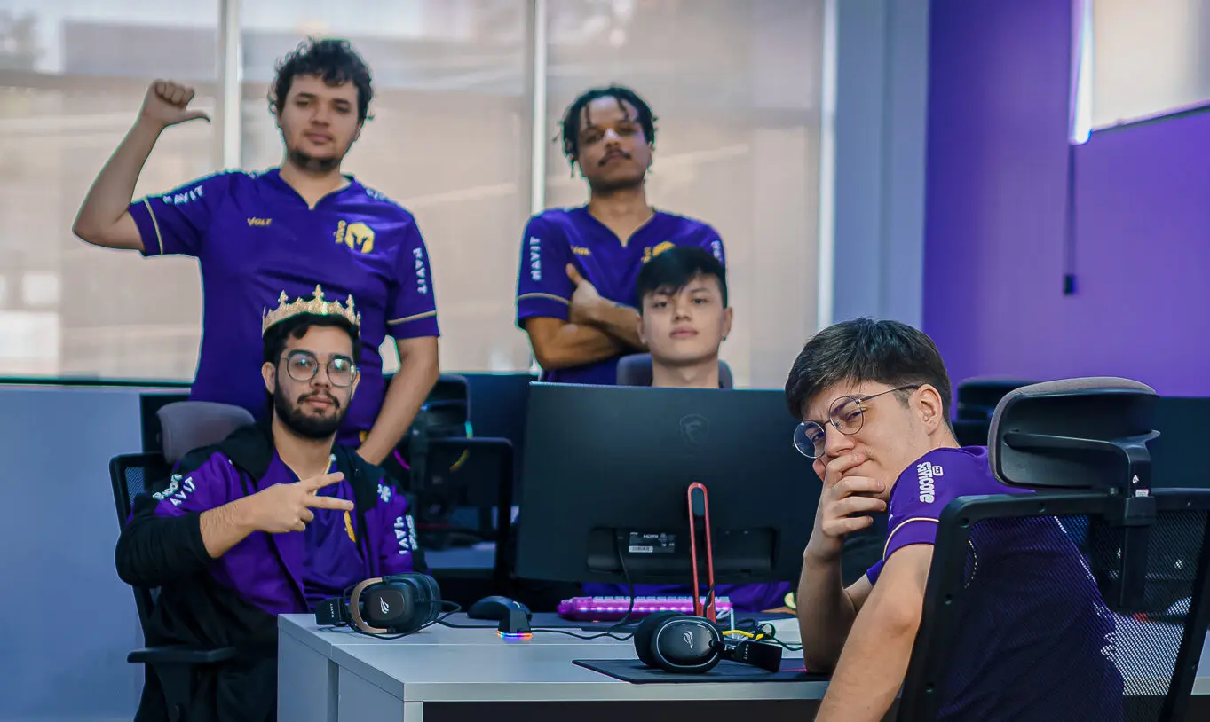 Elenco de League of Legends (LoL) da Vivo Keyd Stars Academy para o Circuito Desafiante 2026 Split 1.