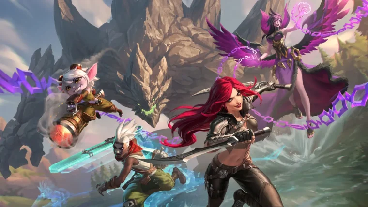 Campeões do League of Legends (LoL).
