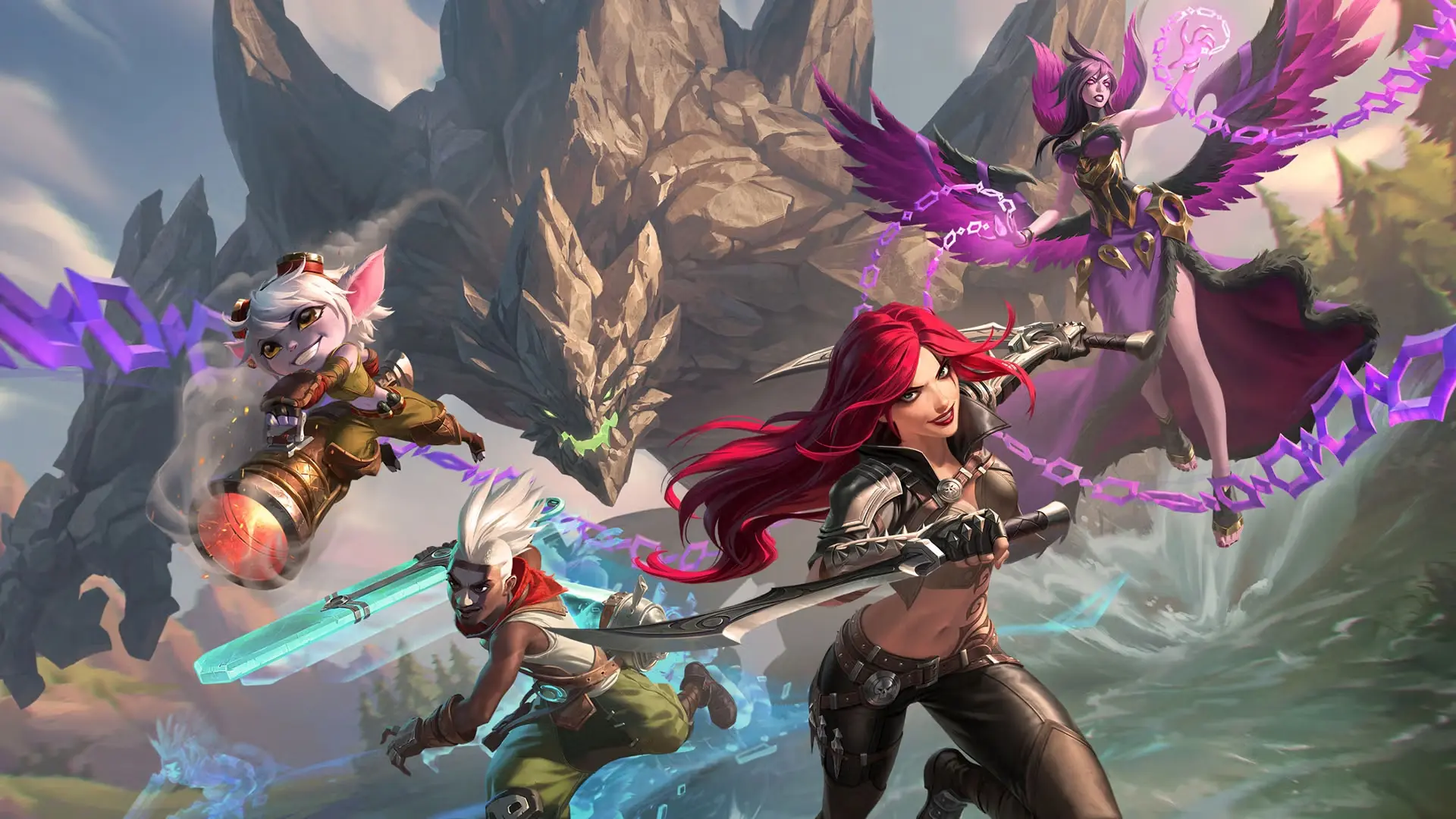 Campeões do League of Legends (LoL).