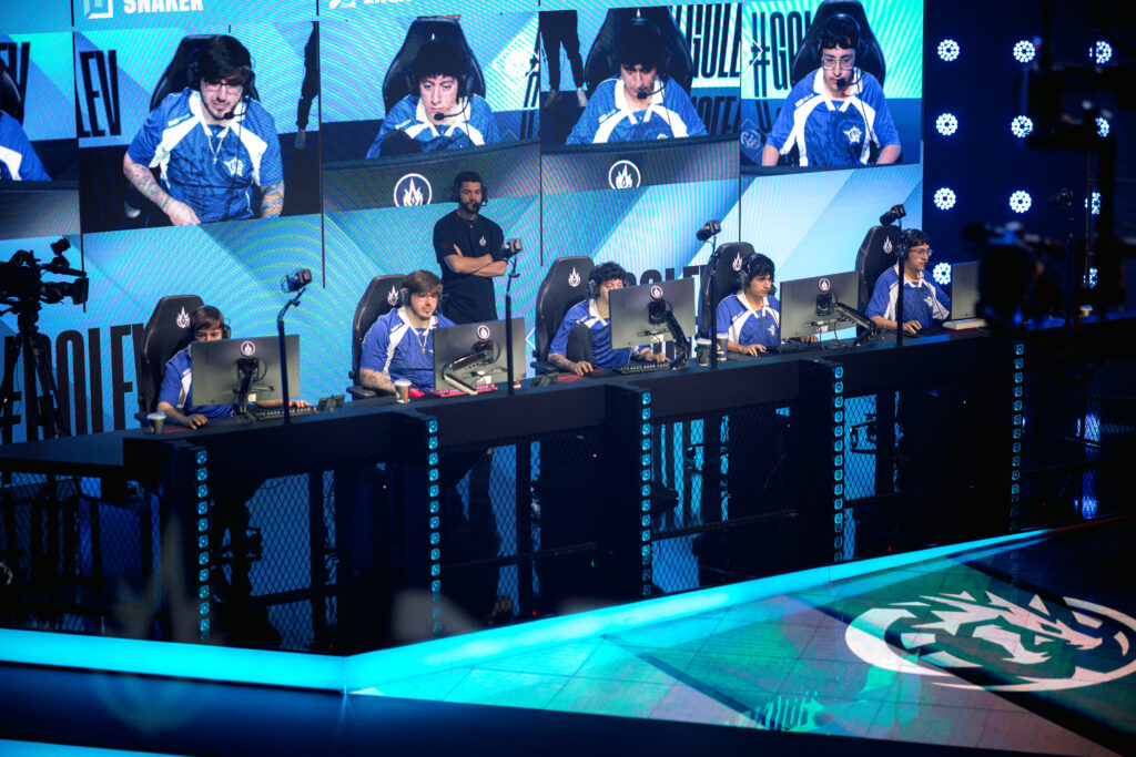 Elenco de League of Legends (LoL) da LEVIATÁN no CBLOL 2026 Split 1.