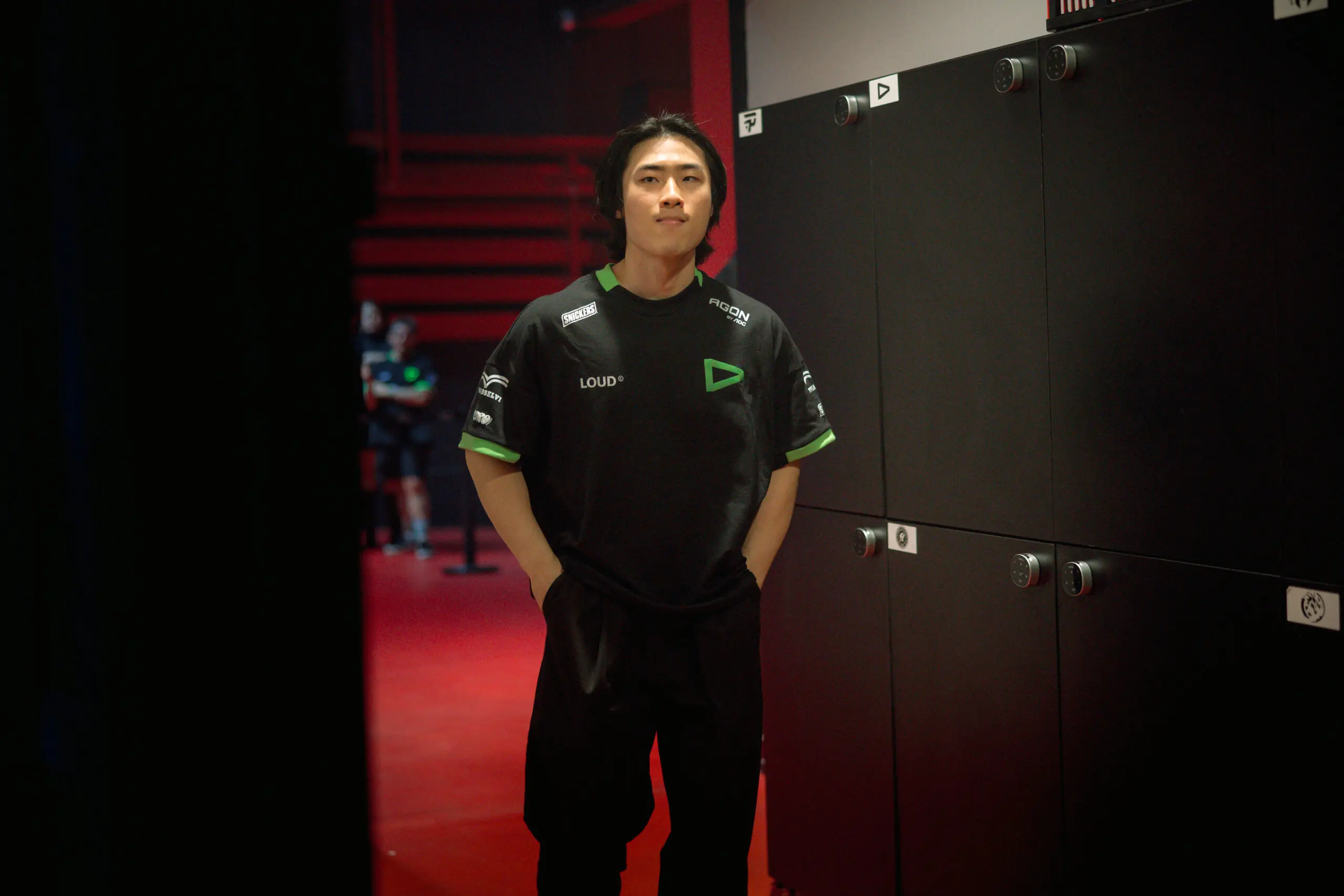 Song "Bull" Seon-gyu, jogador profissional de League of Legends (LoL) vestindo a camisa da LOUD no CBLOL 2026 Split 1.