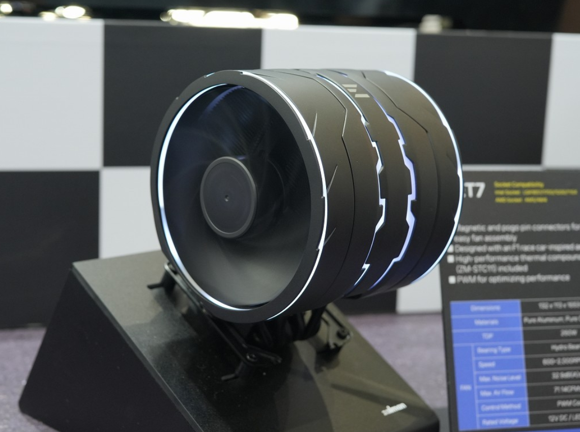 ZALMAN apresenta novos coolers na COMPUTEX 2026 com design inspirado na Fórmula 1