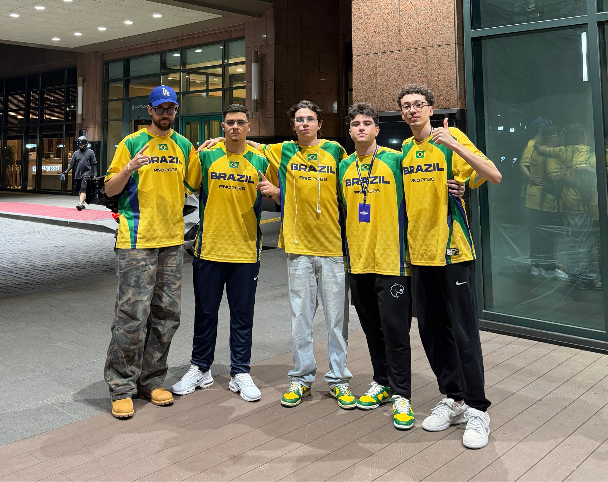 Elenco de PUBG do Brasil para a PUBG Nations Cup 2026.
